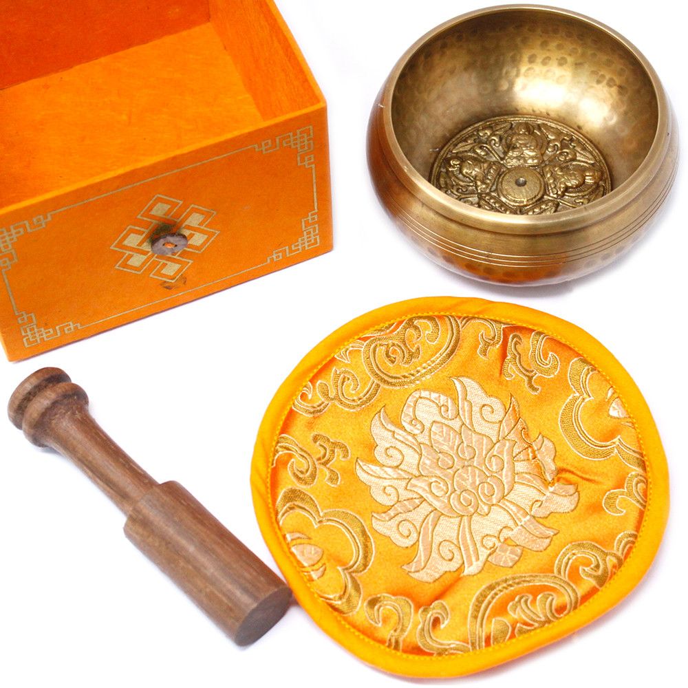 Five Buddha Singing Bowl Set 10cm (min 400gm) - Image 3