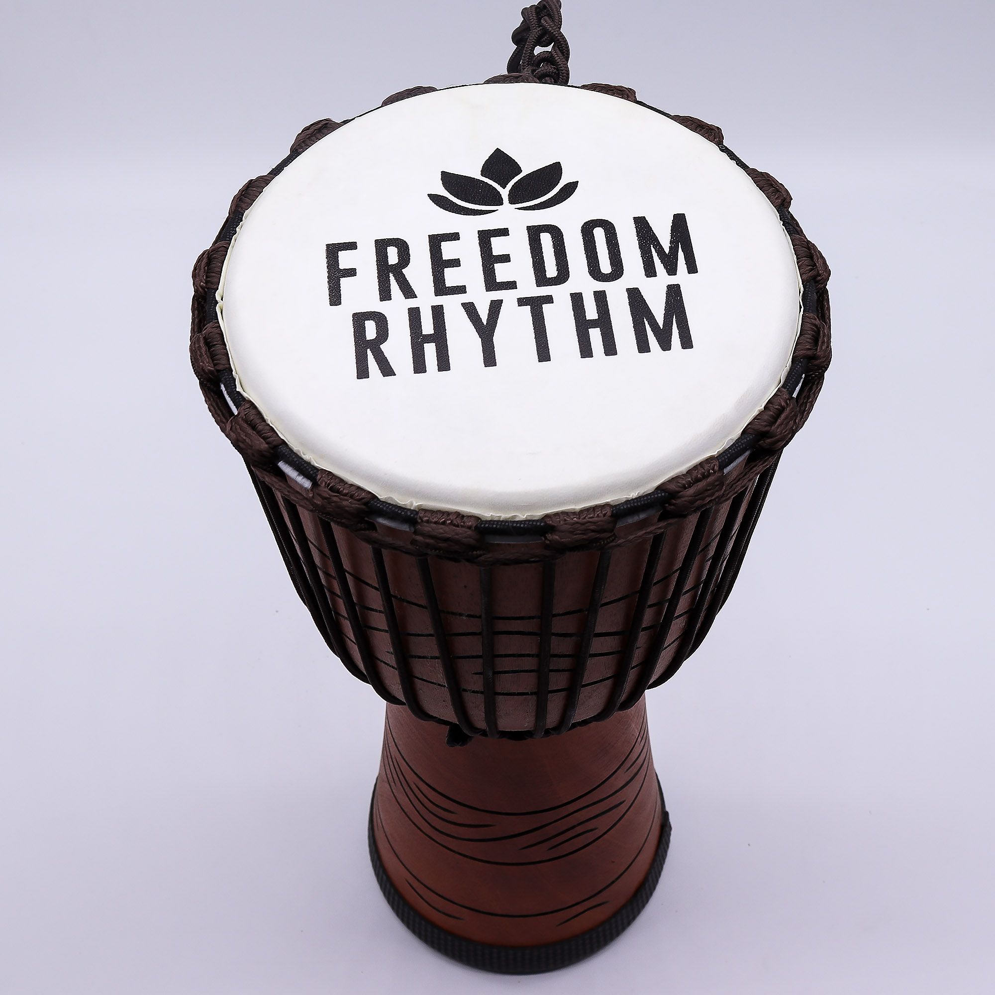 Large Pro Djembe Drum - Freedom Rhythm (high) - 50cm (22cm Dia) - Image 5