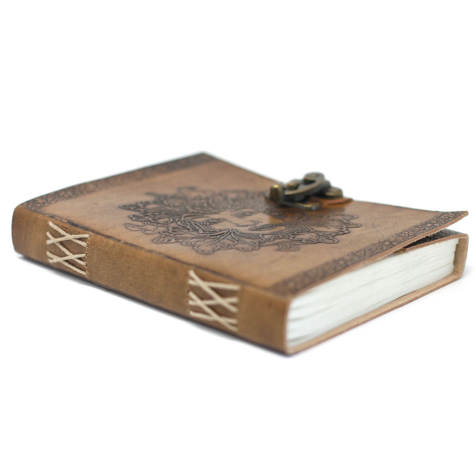 Leather Greenman Notebook (6x8") - Image 3
