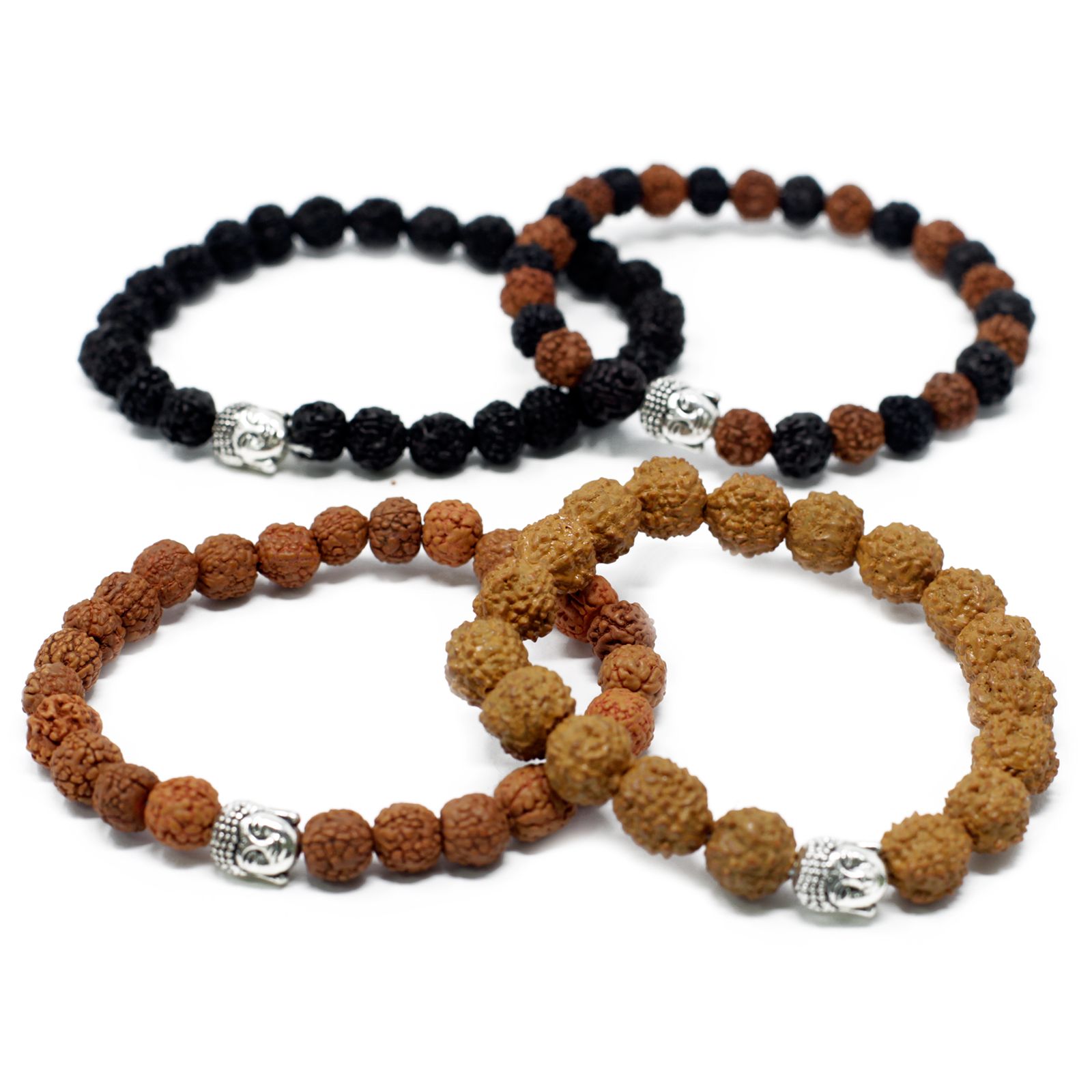 Assorted Rudraksha Buddah Bangles - Image 4