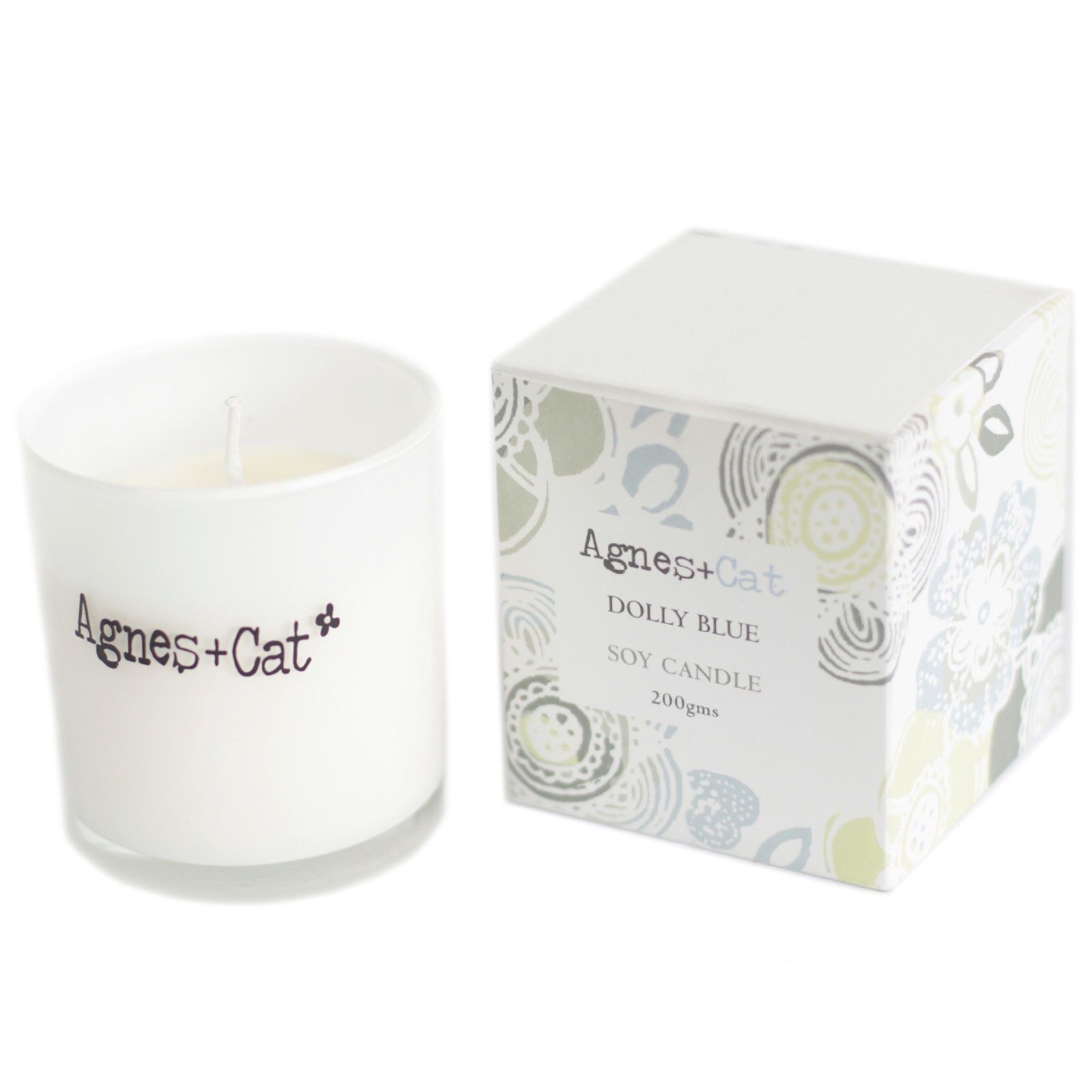 Agnes + Cat Votive Candle - Dolly Blue - Image 3