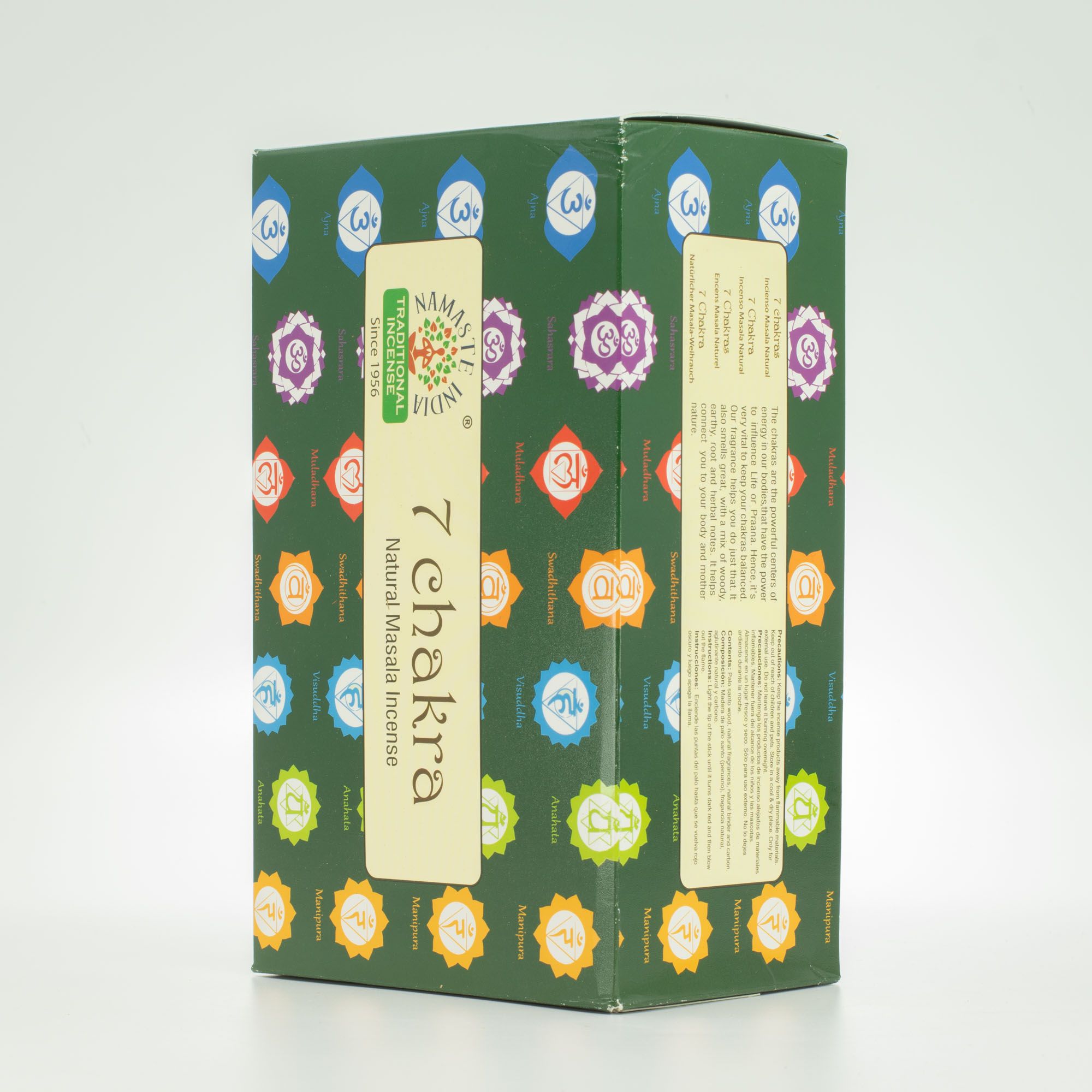 Namaste Mandala Masala Incense - 7 Chakra - Image 6