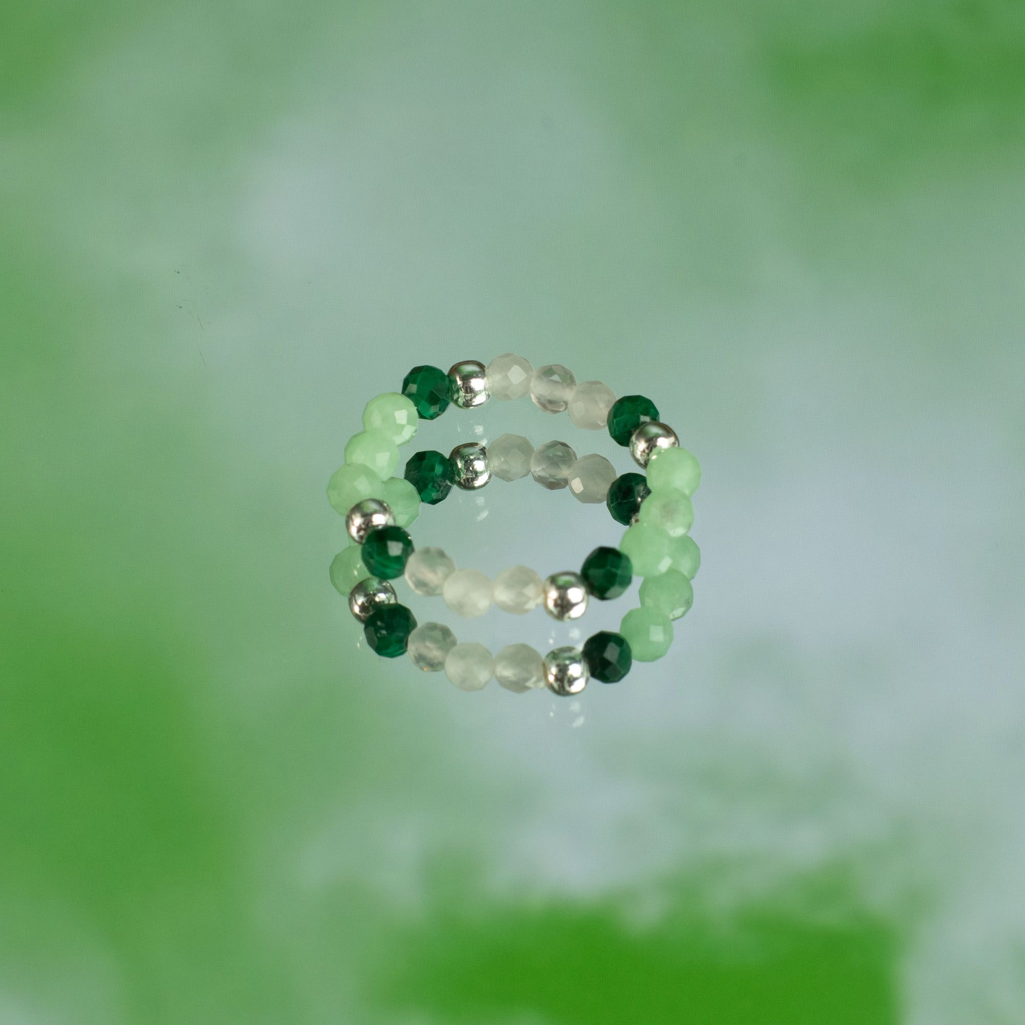 Nymph Spirit Gemstone Ring Set - Forest Spirit - Image 10