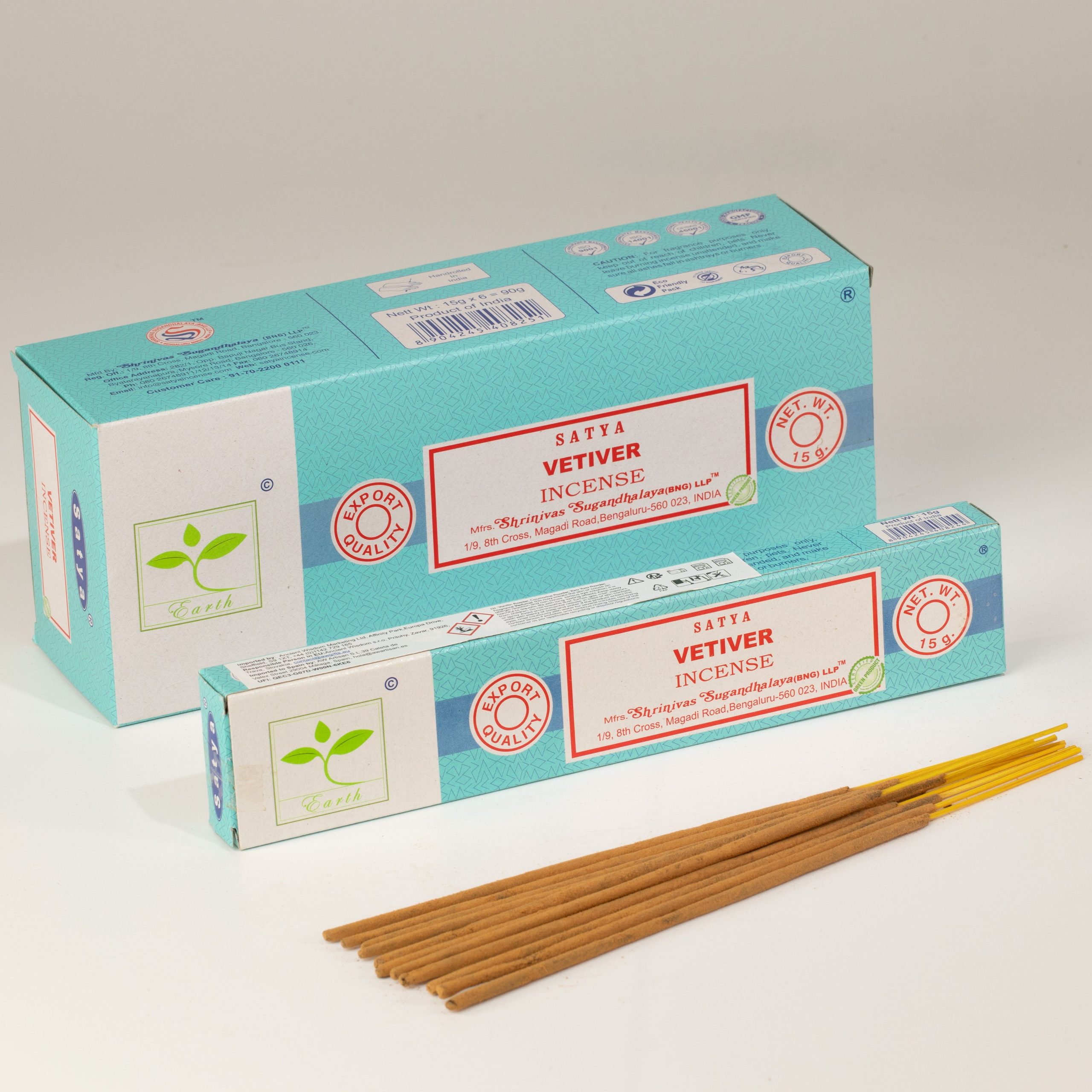 Satya Incense 15gm - Vetiver - Image 3