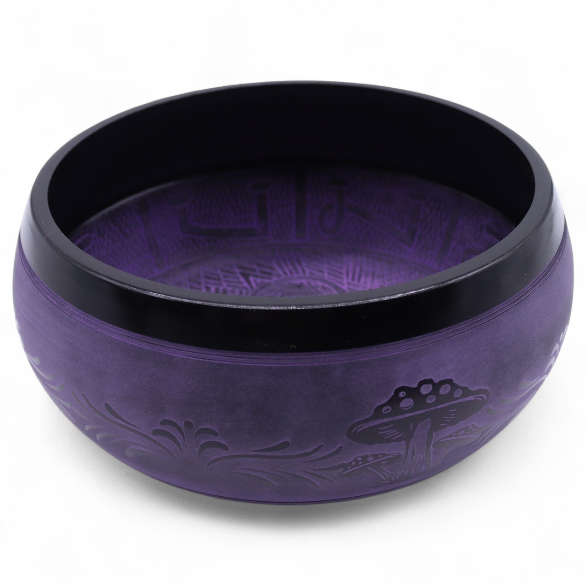 Extra Loud - Mushroom Singing Bowl - Purple Haze (23x10.5cm, 1.3kg) - Image 14