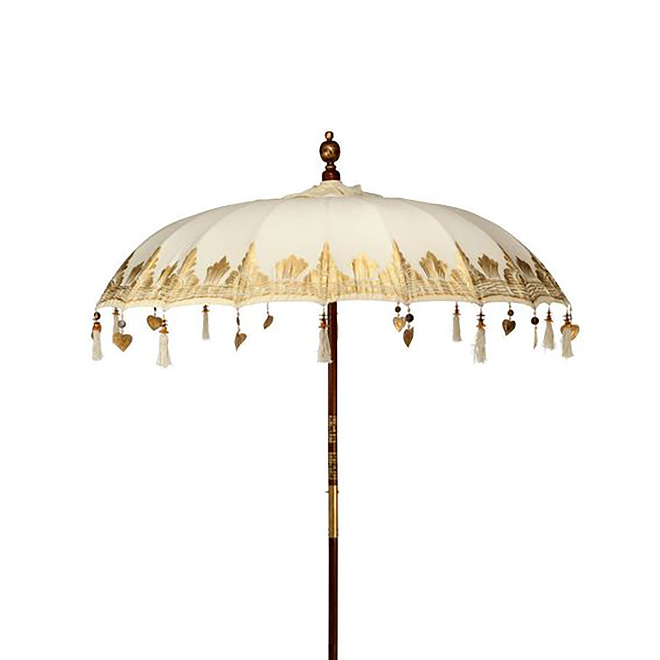Bali Patio Parasol - Canvas - Natural Decor - 1.5m - Image 6