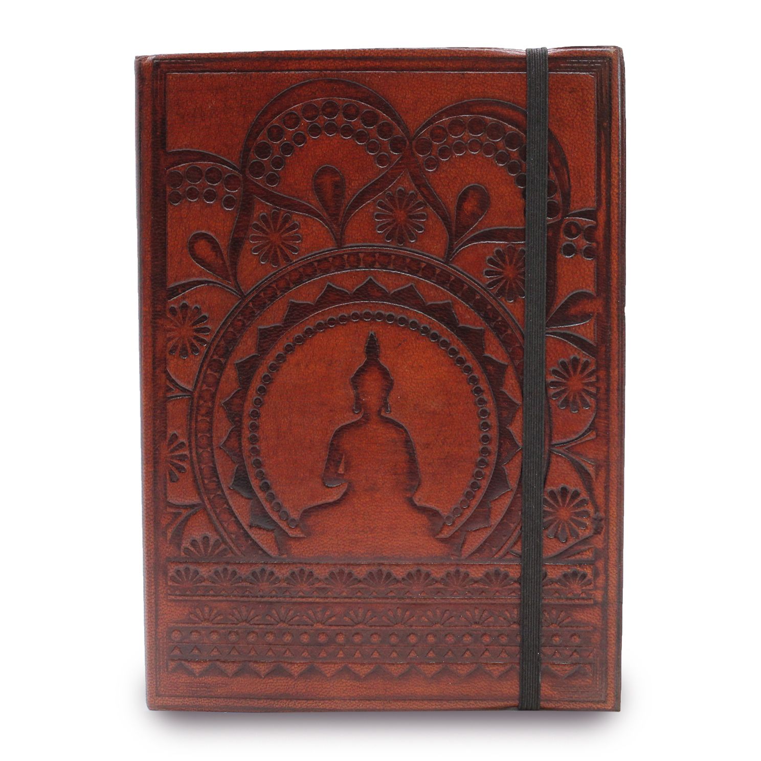 Small Notebook with strap - Tibetan Mandala - Image 3
