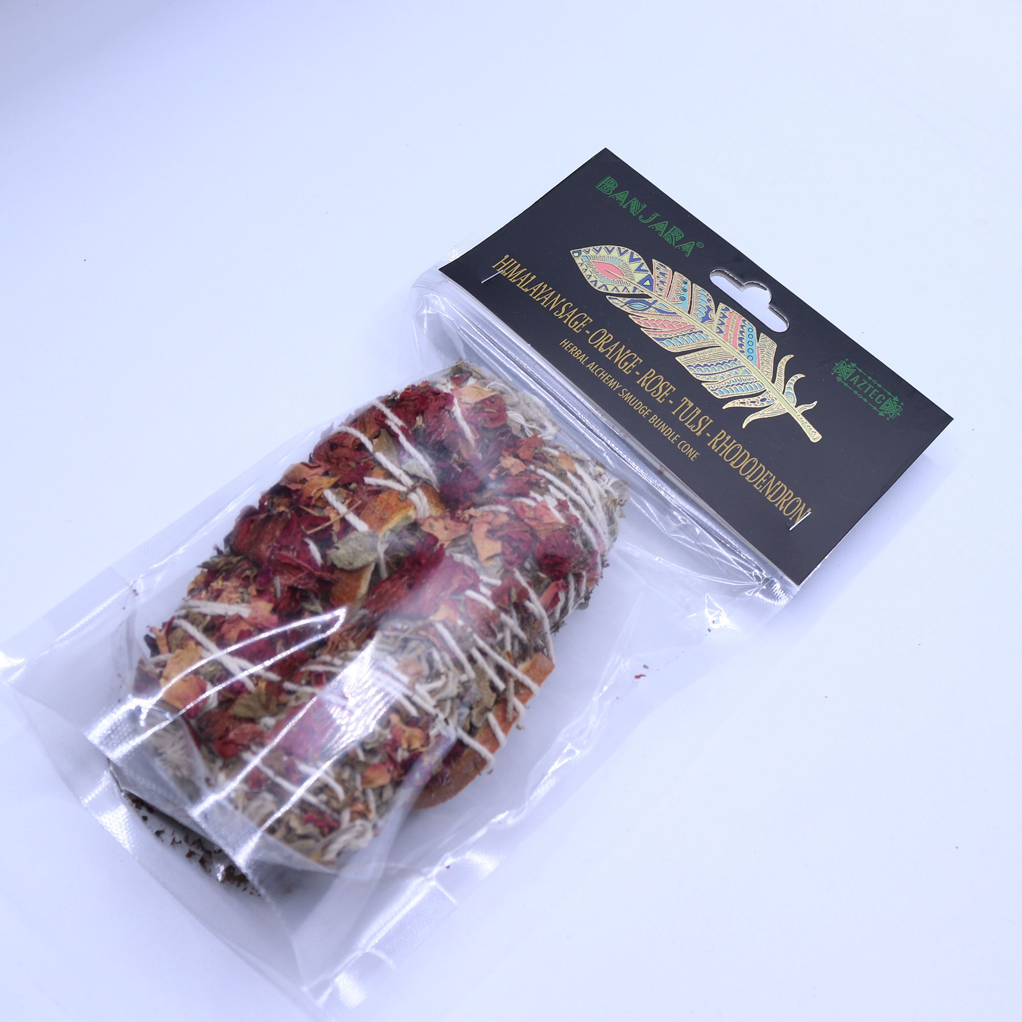 Banjara Smudge - Himalayan Sage, Orange, Rose, Tulsi, Rhododendron - Image 3