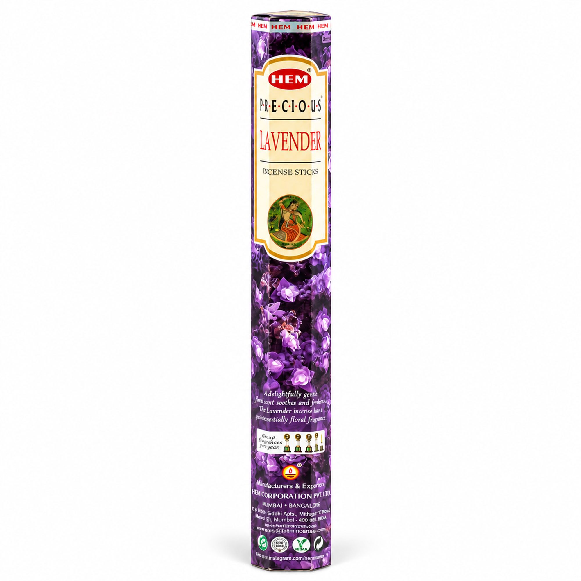 HEM Hexagonal Incense - Precious Lavender - Image 2