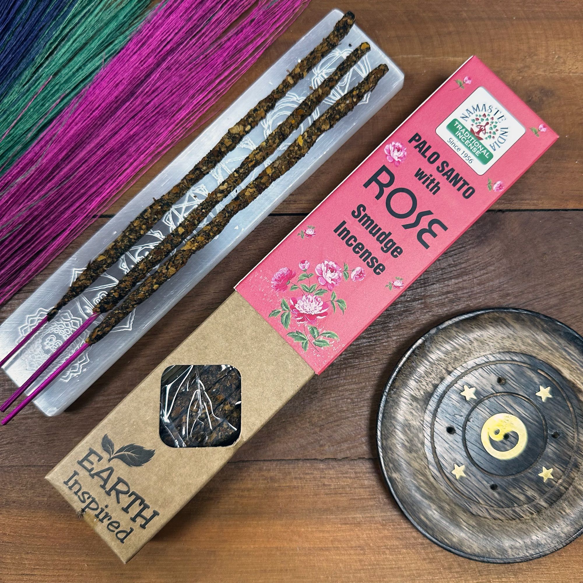 Earth Inspired Smudge Incense - Rose - Image 4