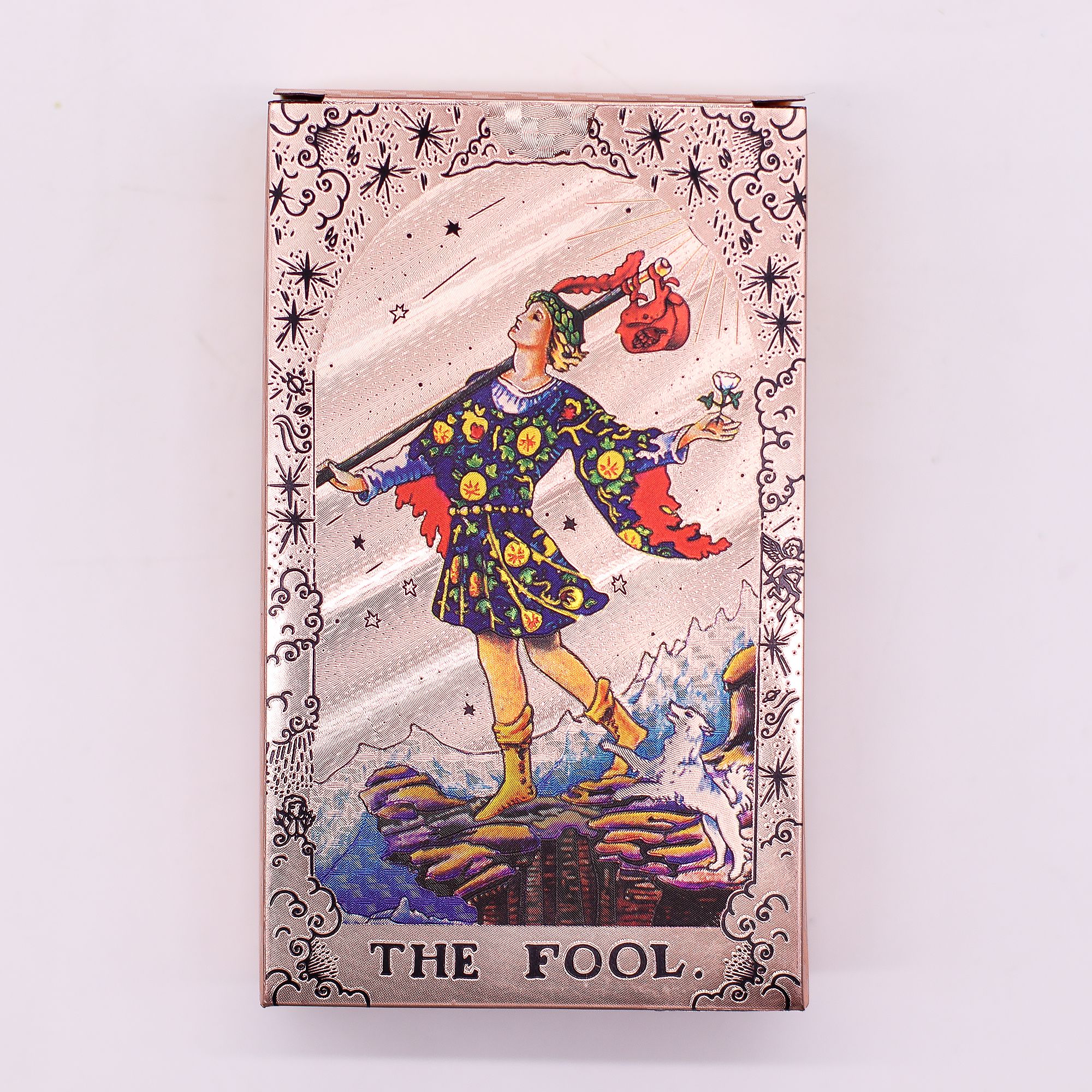 Rose Gold Foil Tarot Card Set - Moon Phase - with booklet - Image 8
