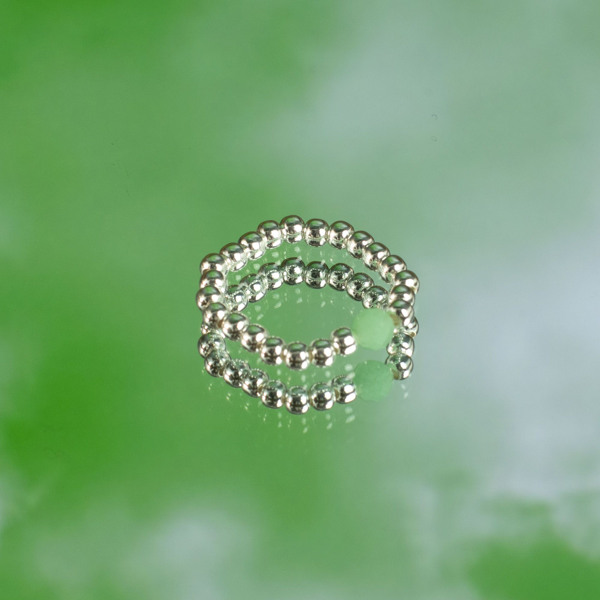 Nymph Spirit Gemstone Ring Set - Forest Spirit - Image 6