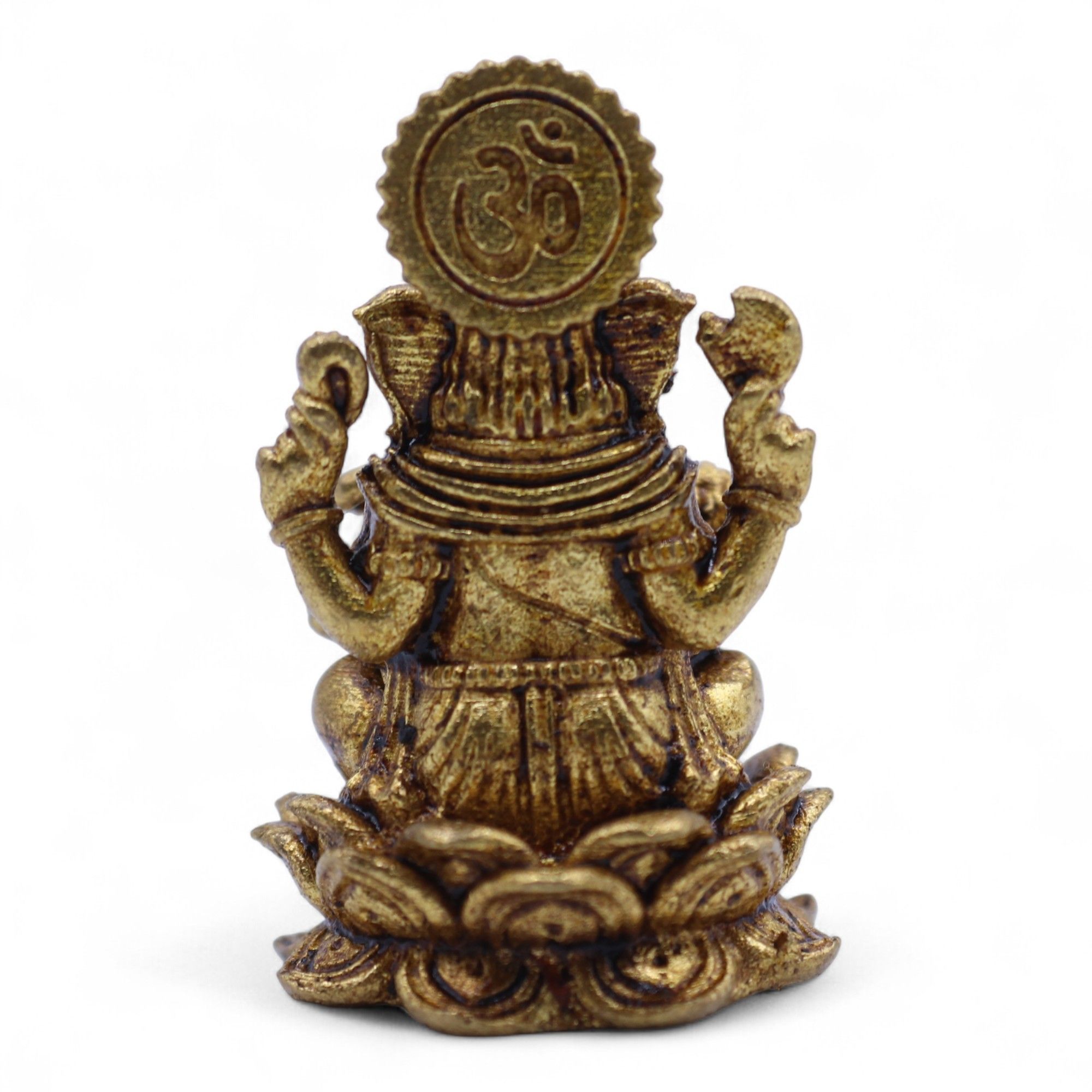 Brass Miniature Gods - Ganesha (12gms) - 30mm - Image 2