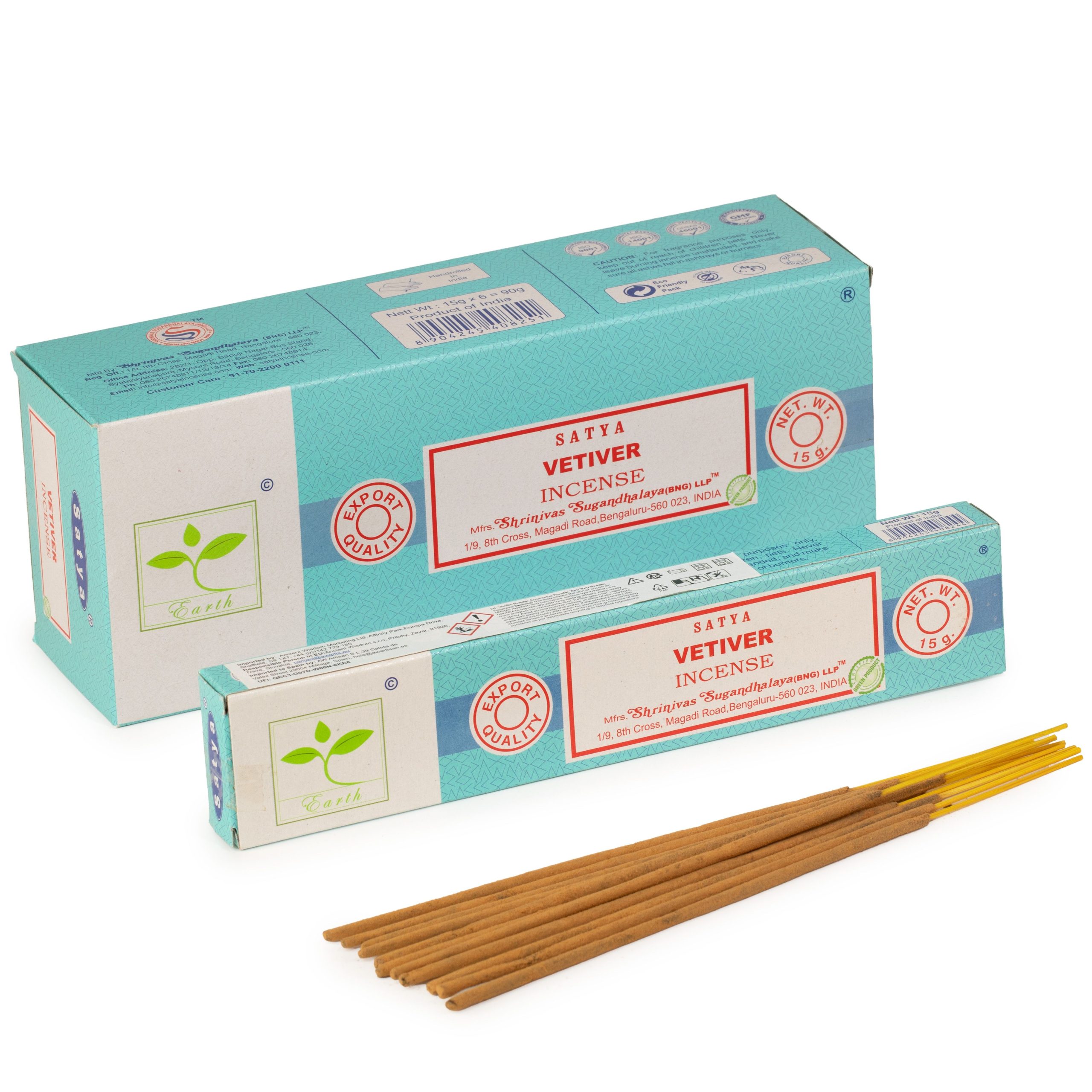 Satya Incense 15gm - Vetiver - Image 2