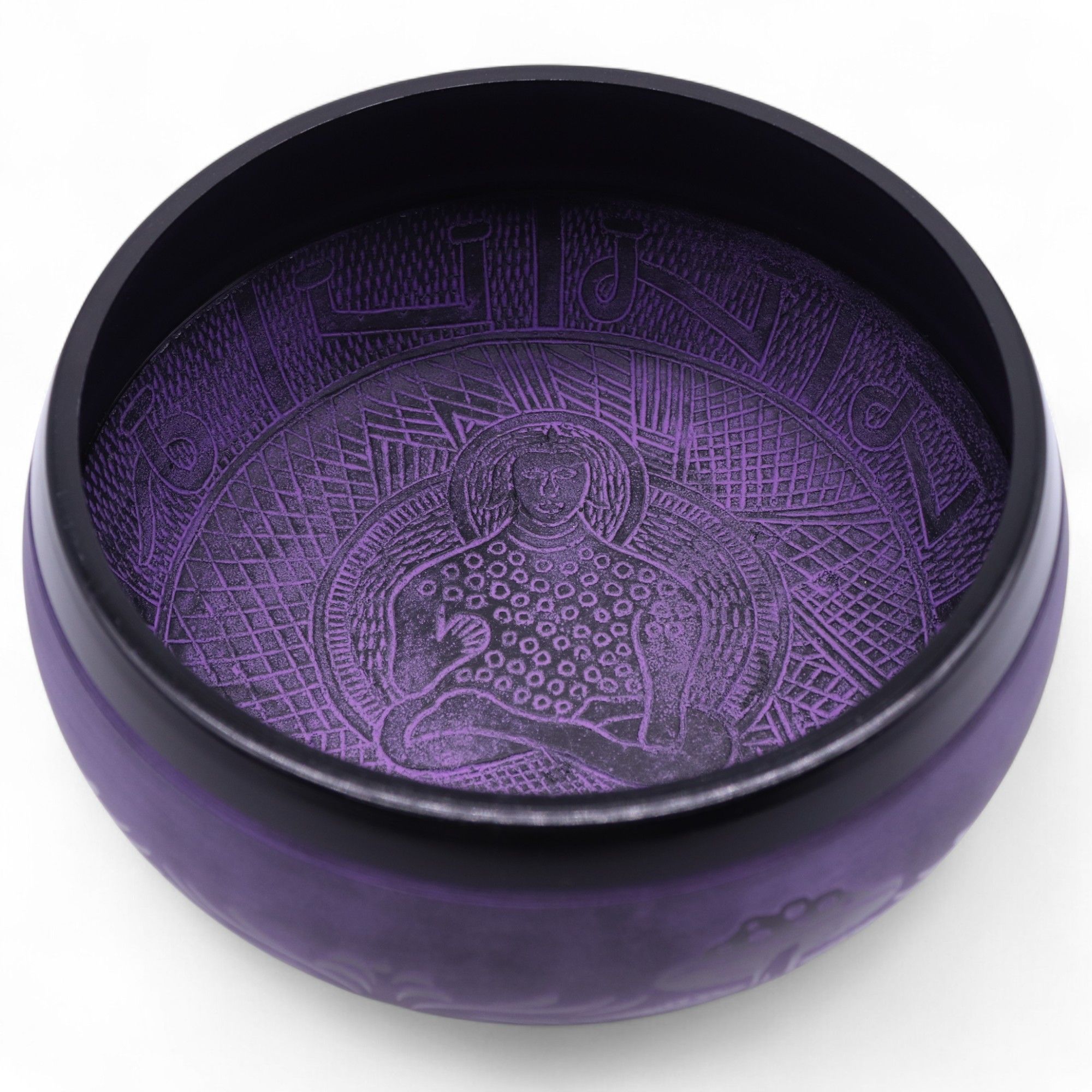 Extra Loud - Mushroom Singing Bowl - Purple Haze (23x10.5cm, 1.3kg) - Image 7