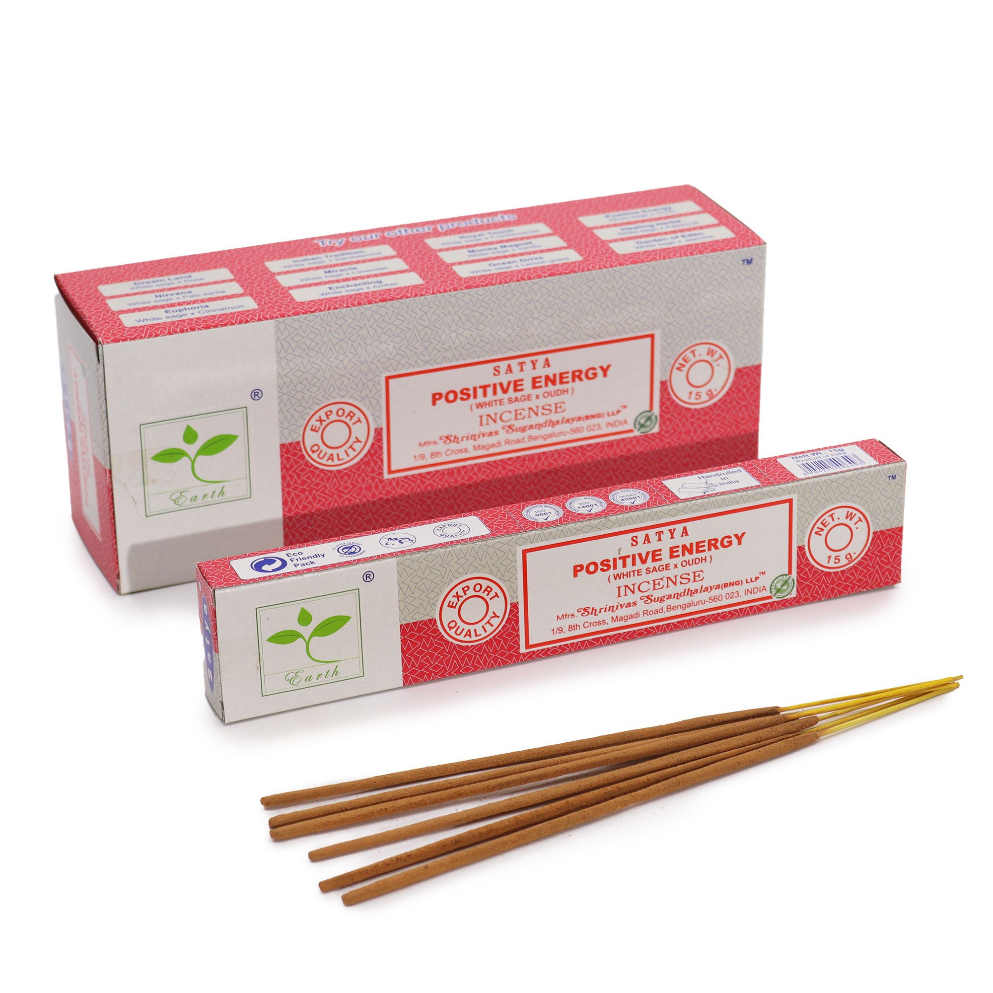 Satya Incense 15gm - Nirvana (White Sage & Palo Santo) - Image 2