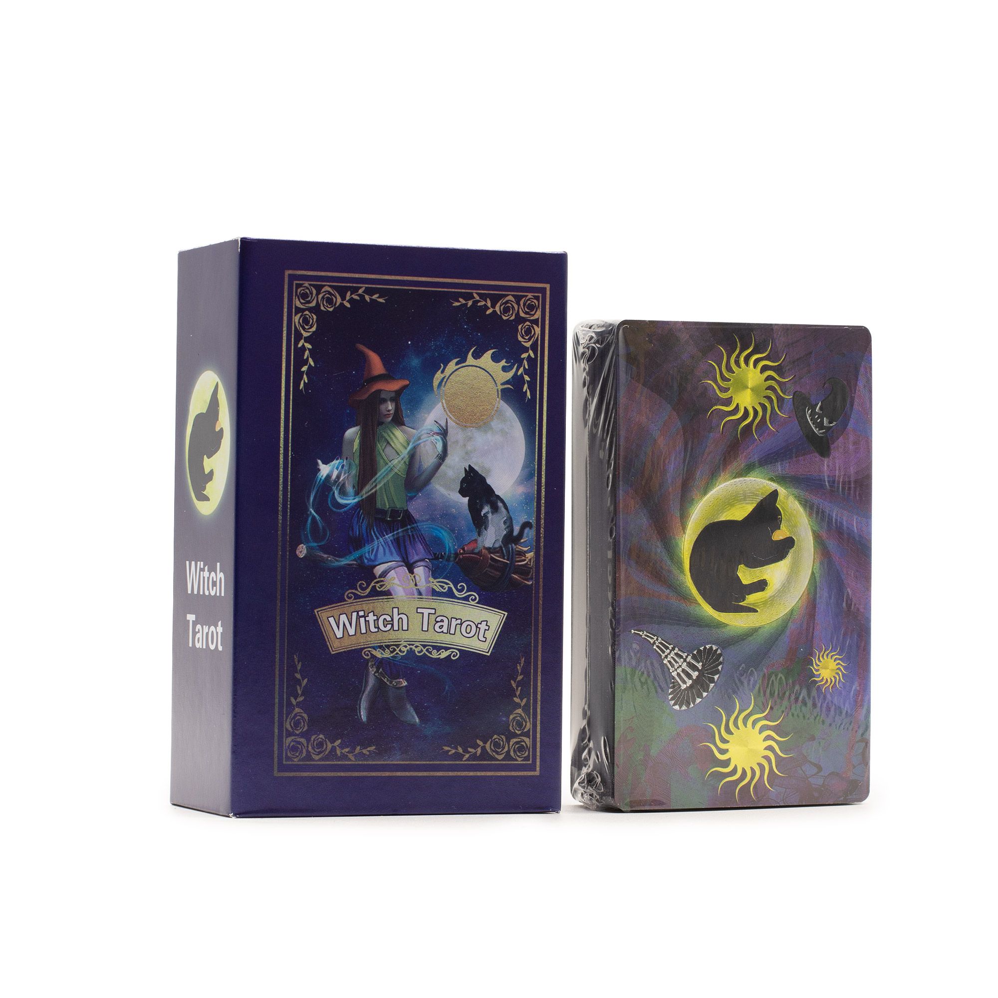 Purple Foil Tarot Card Set - Witch Tarot - with booklet - Image 4