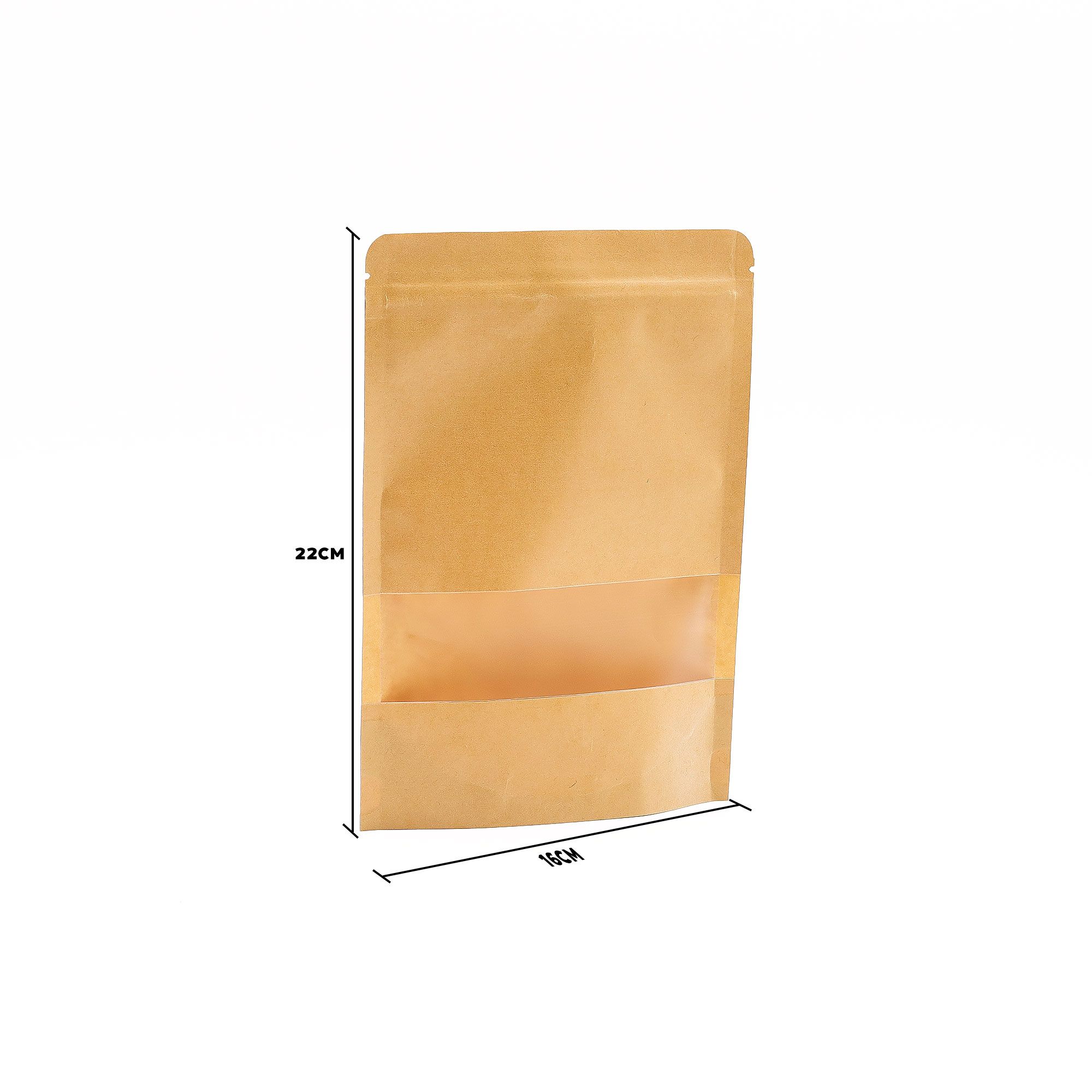 Kraft Window Bag 16 x24 cm - Image 3