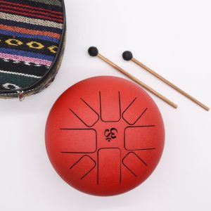Med Hapi Drum Om Red- 22x16cm