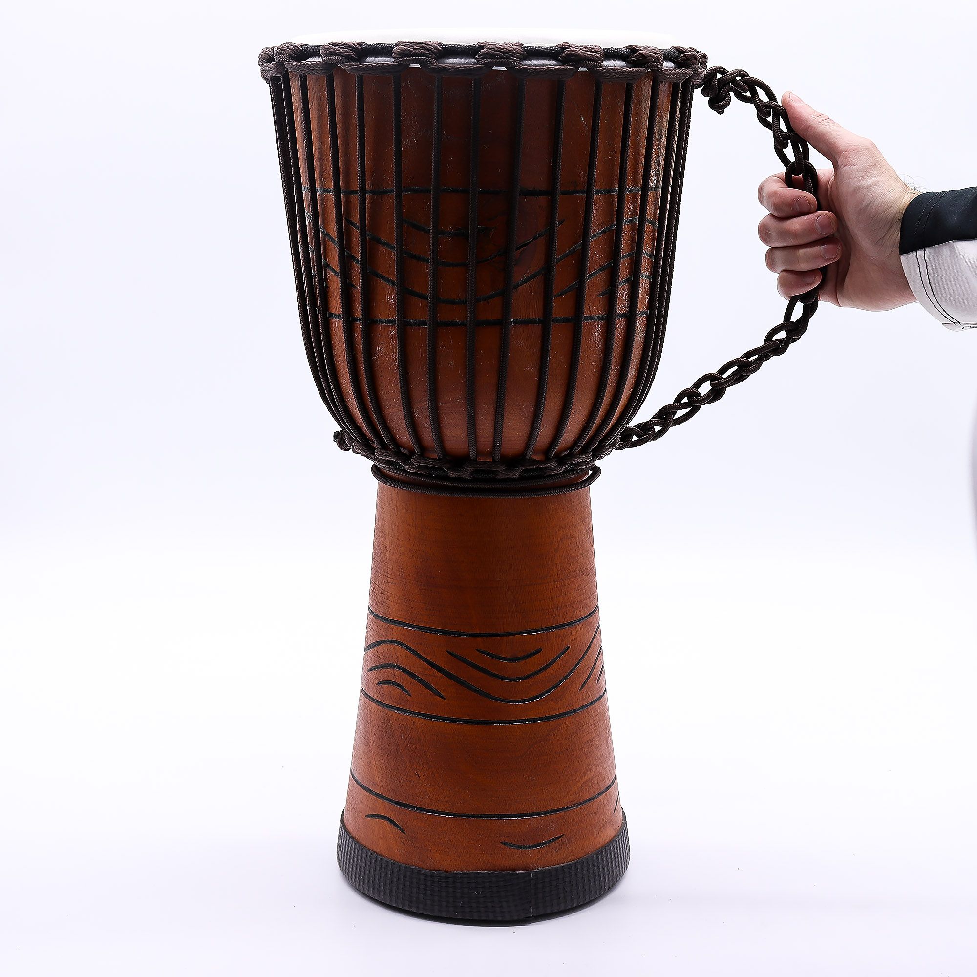 Large Pro Djembe Drum - Freedom Rhythm (high) - 50cm (22cm Dia) - Image 3