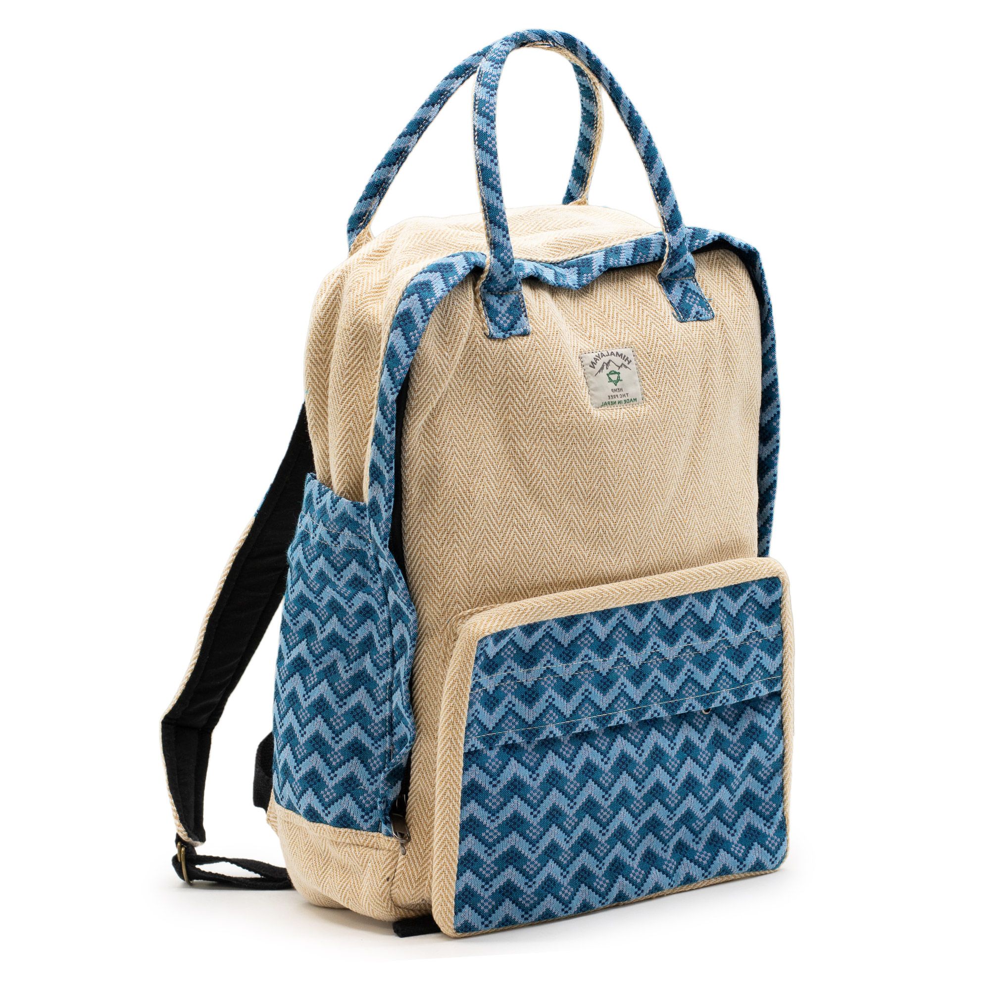 Large Kathmandu Backpack - Dhaka Design (39x28x13cm) - Image 3