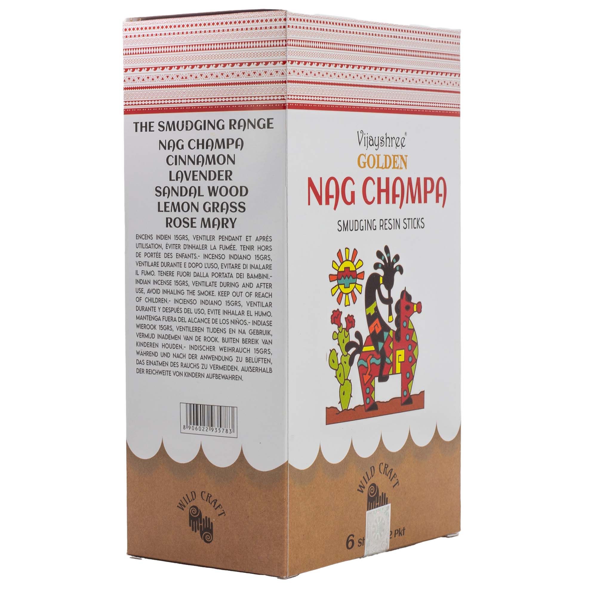 Golden Nag Champa Smudging Resin Sticks - 30g - Image 7
