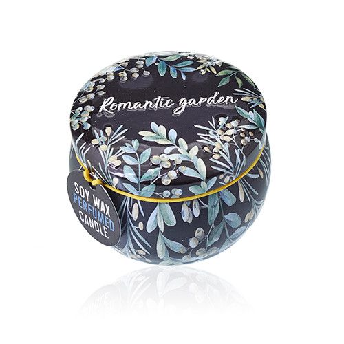 Art Tin Candle - Assorted Design - Romantic Garden - Tea & Rose - Image 9