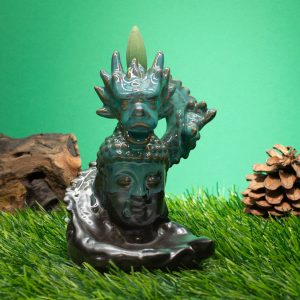 Backflow Incense Burner - Dragon Over Buddha