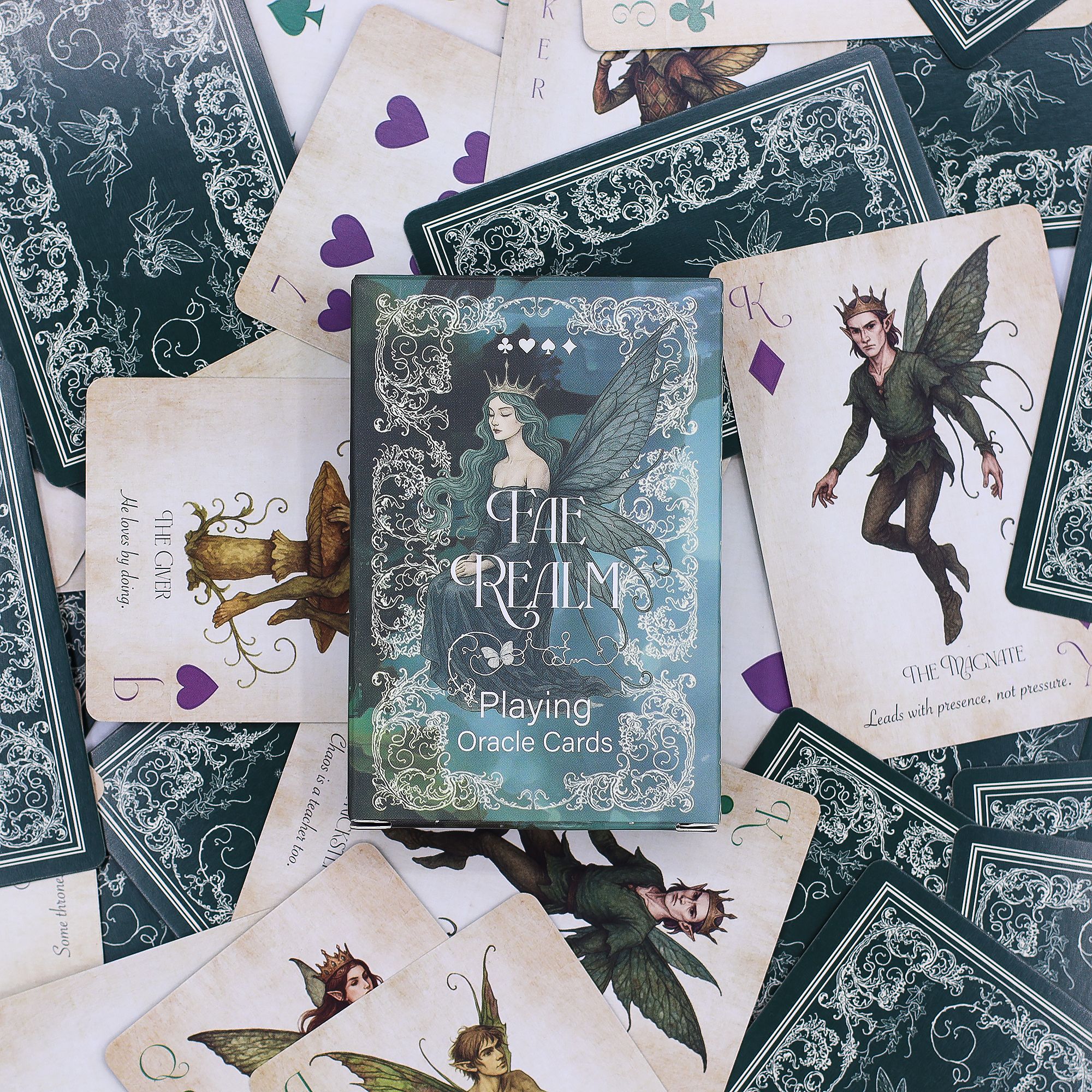 Fae Realm Playing & Oracle Cards – Fairy Theme - Image 2