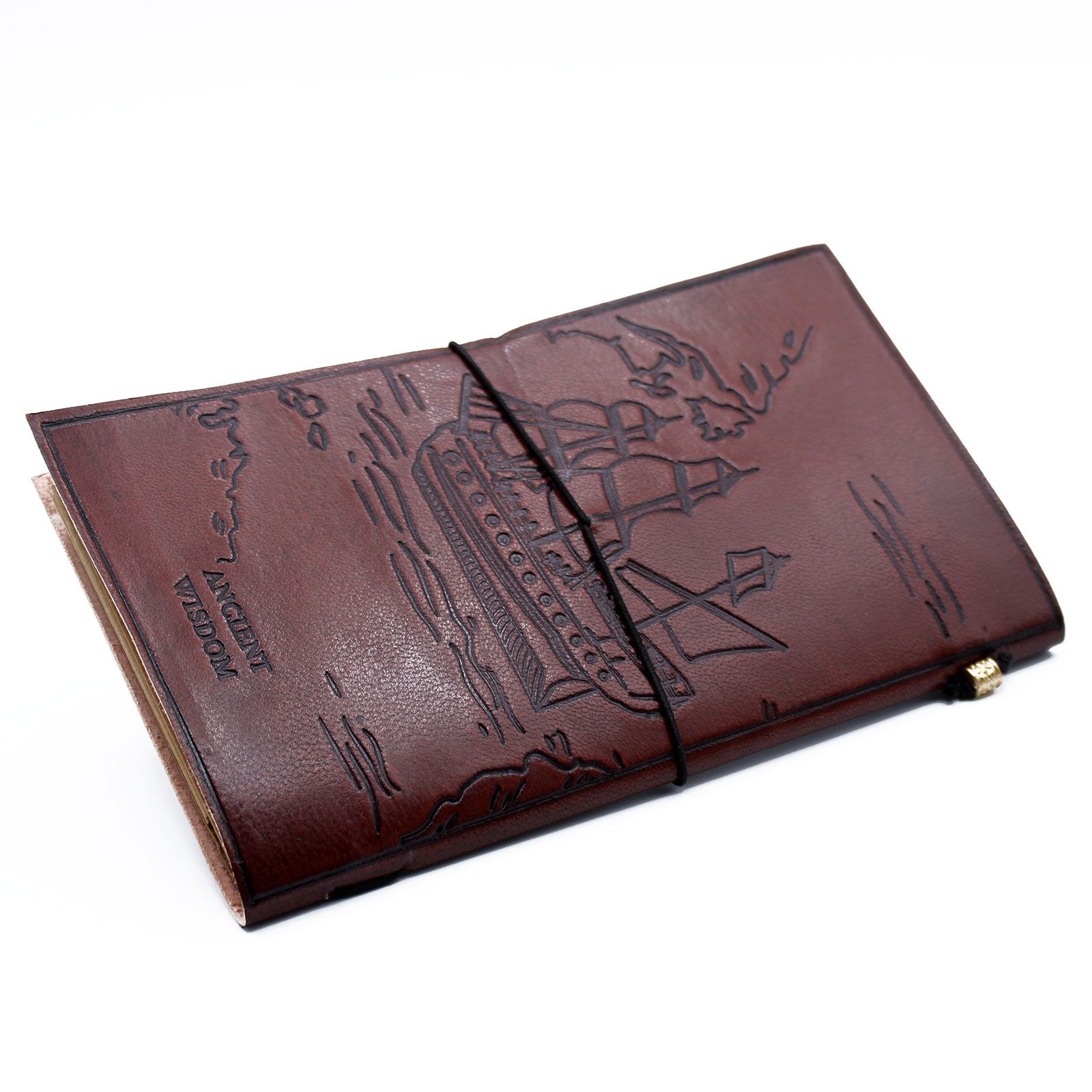 Handmade Leather Journal - Our Family Adventure Book - Brown (80 pages) - Image 6