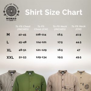 Nomad Sari Grandad Shirt - Turquoise - Medium