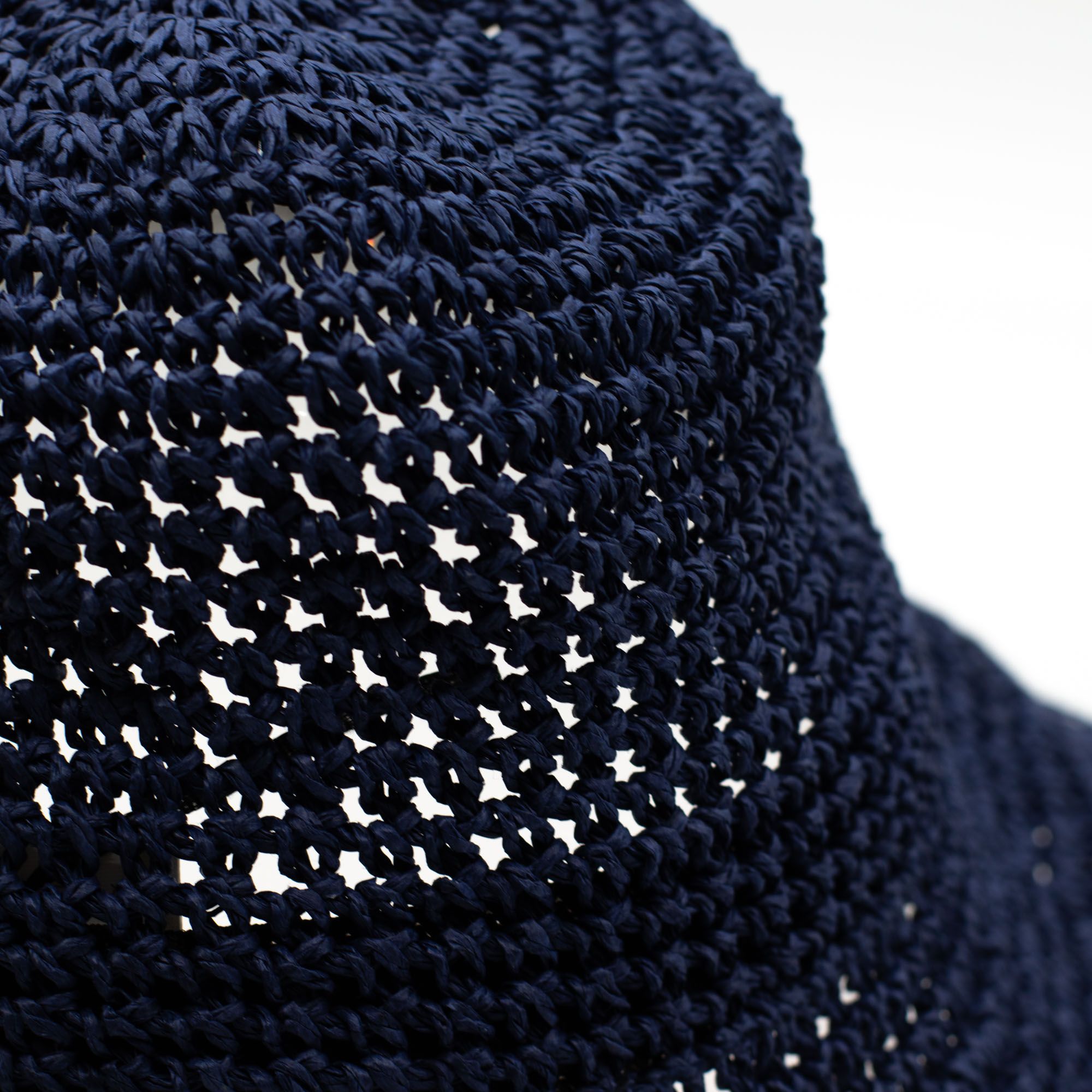 Nomad Sari Floppy Straw Sun Hat - Navy Blue - Image 7