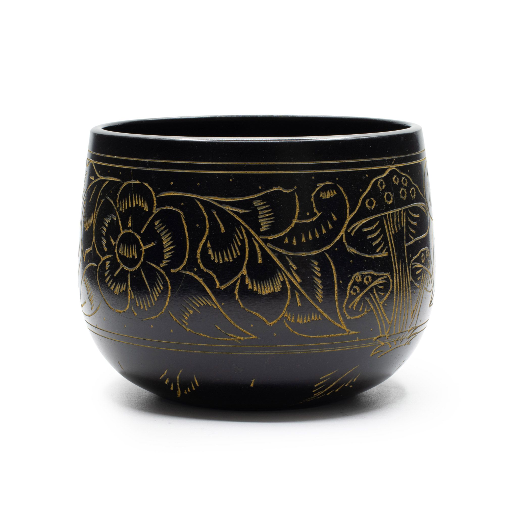 Cauldron Singing Bowl - Magic Mushroom - Yellow (15cm) - Image 4