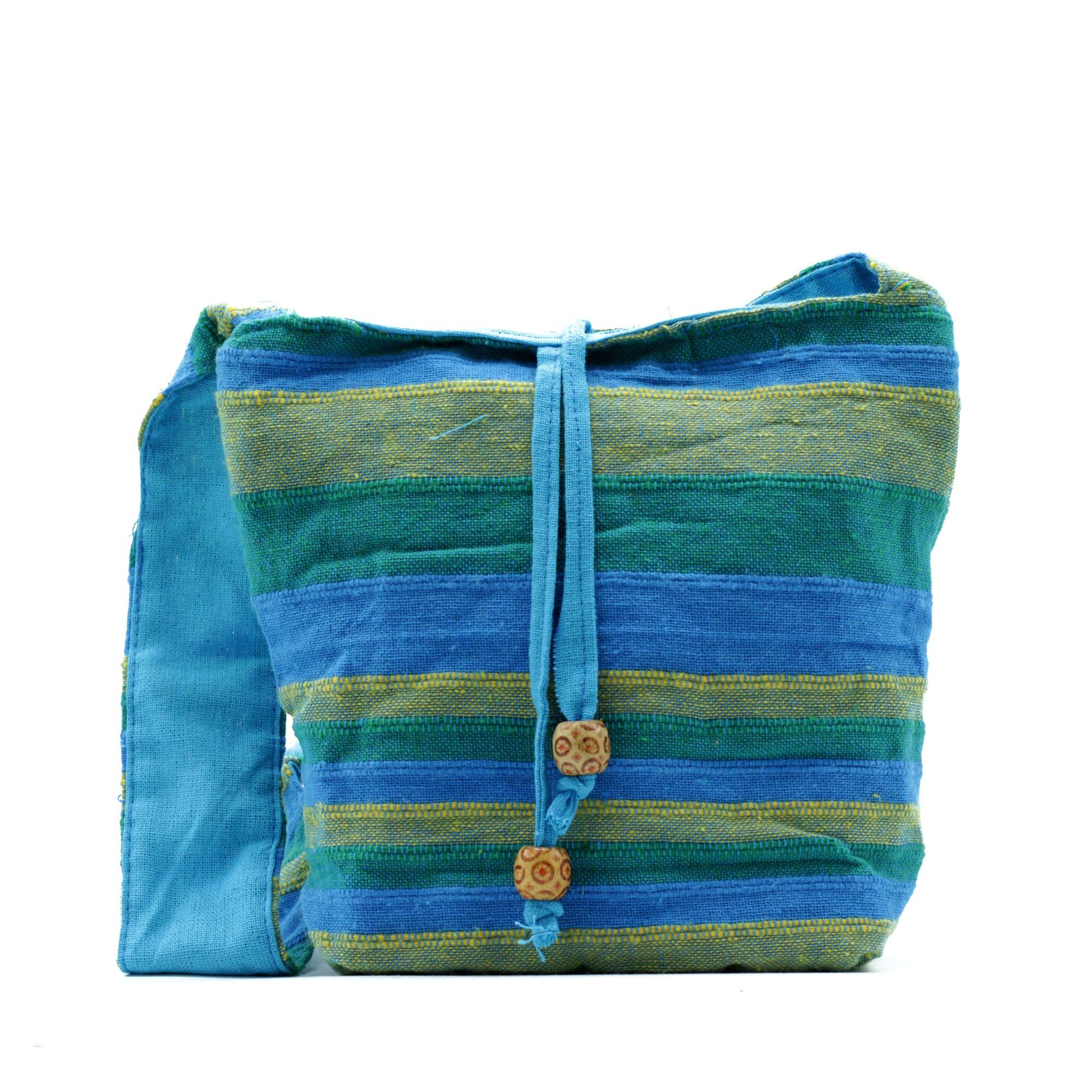 Nepal Sling Bag - Spring Meadows Green & Blue - Image 2