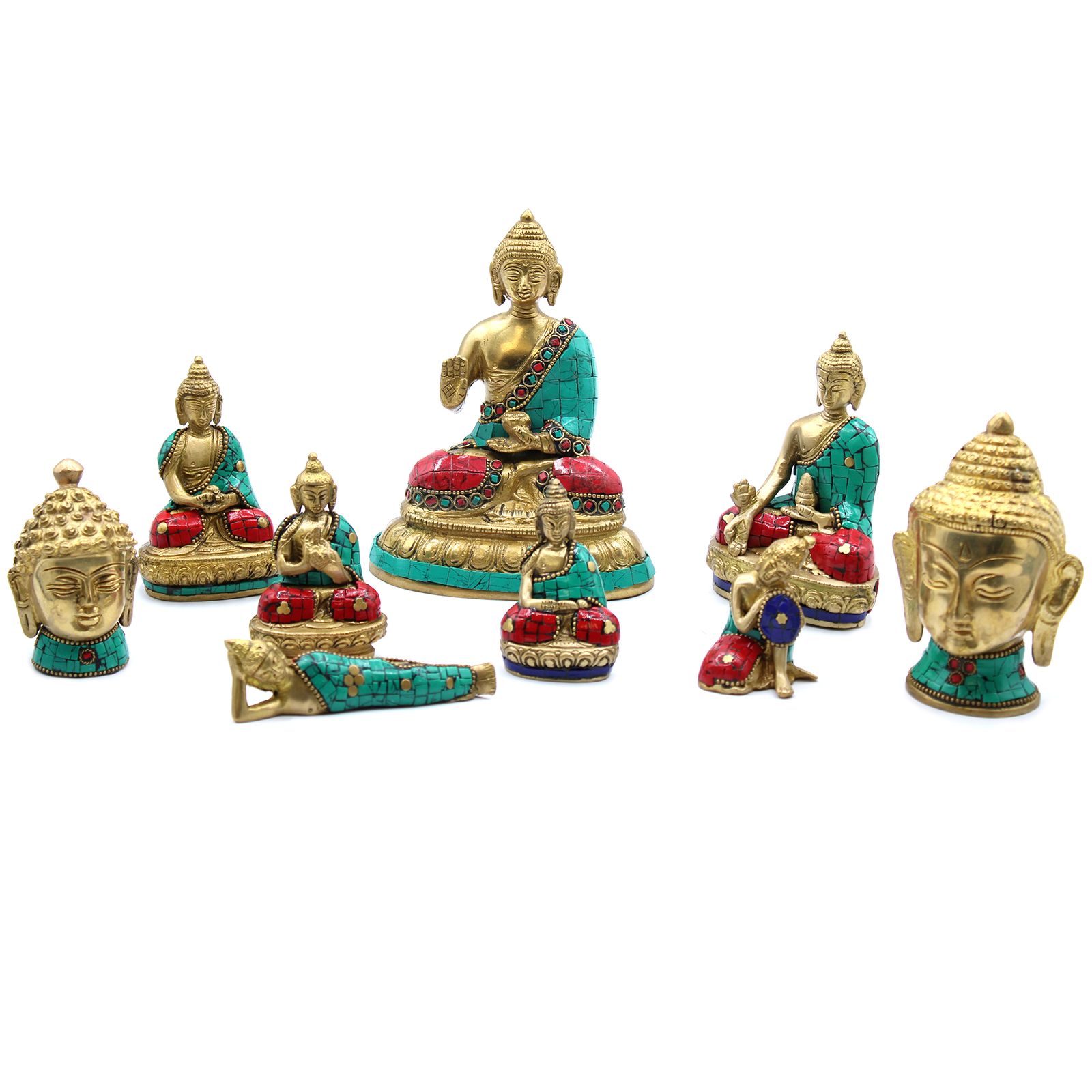 Brass Buddha Figure - Hands Up - 7.5 cm - Image 6