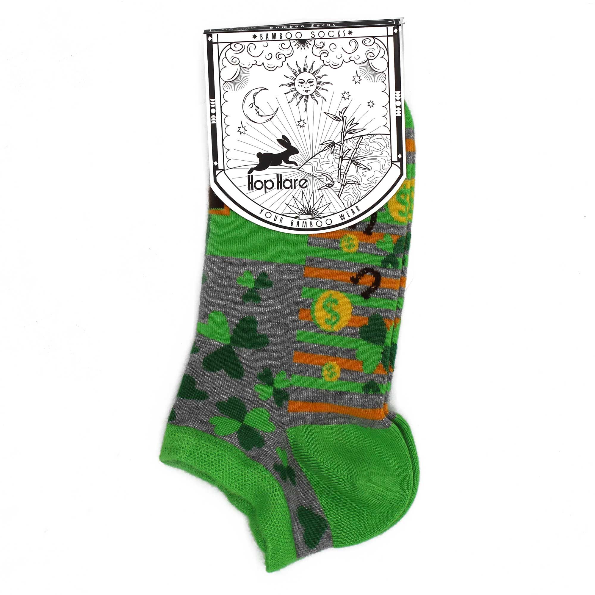 S/M Hop Hare Bamboo Socks Low (3.5-6.5) - Lucky Socks - Image 2