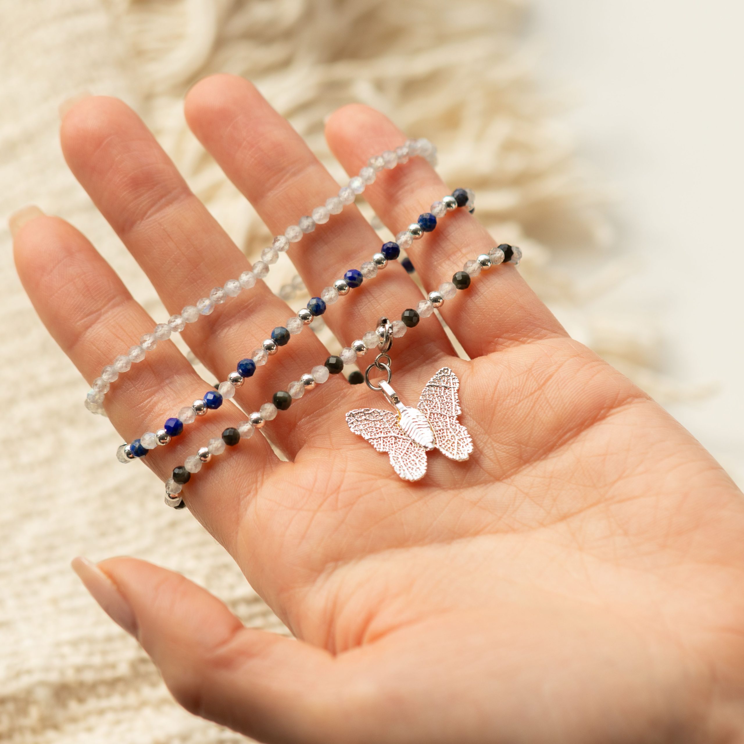 Nymph Spirit Gemstone Bracelet Set - Northern Lights - Image 6