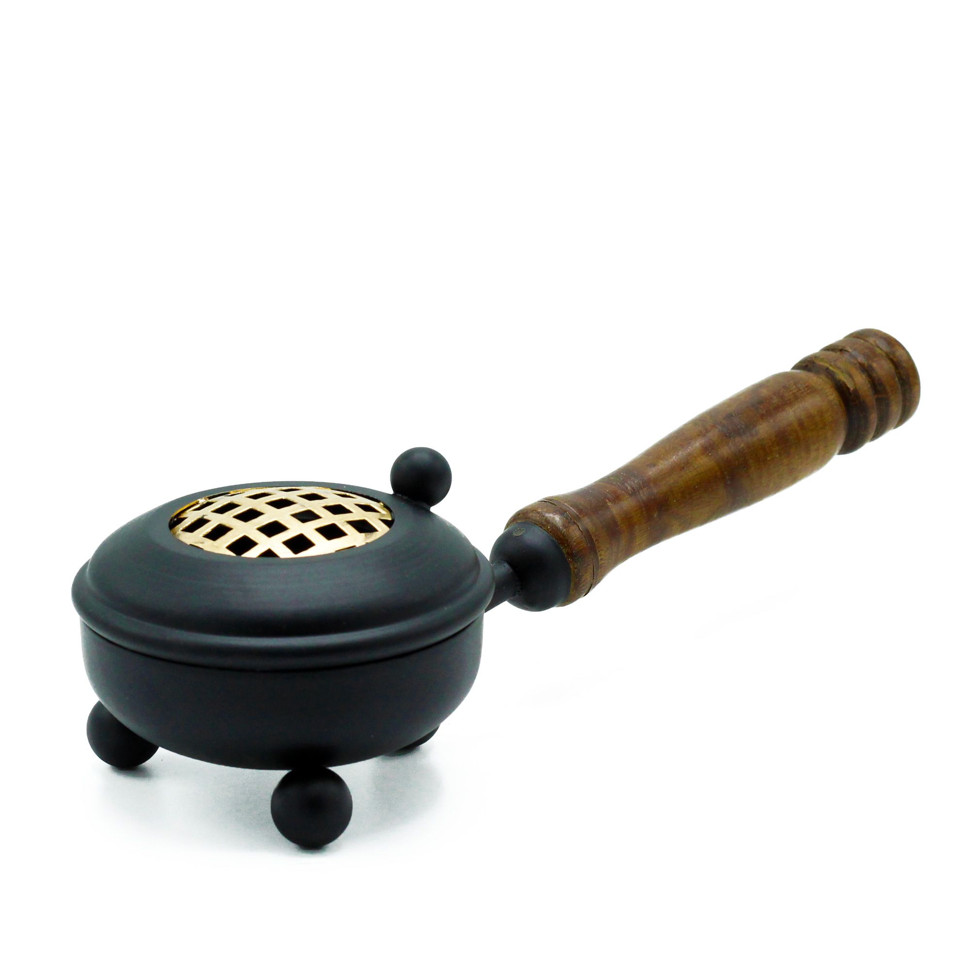 Med Iron Censer Incense Burner - Gold detail - Image 3