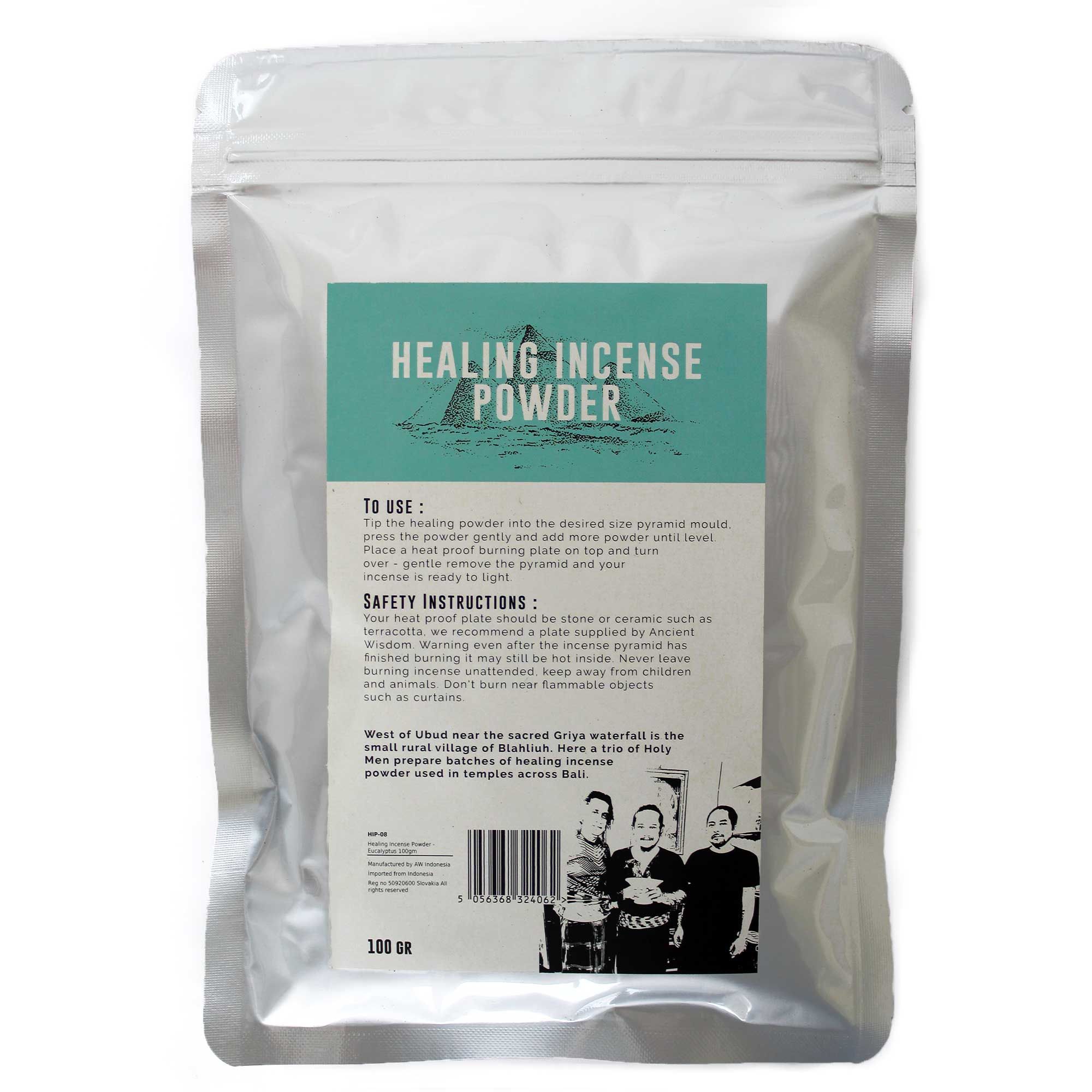 Healing Incense Powder - Eucalyptus 100gm - Image 2