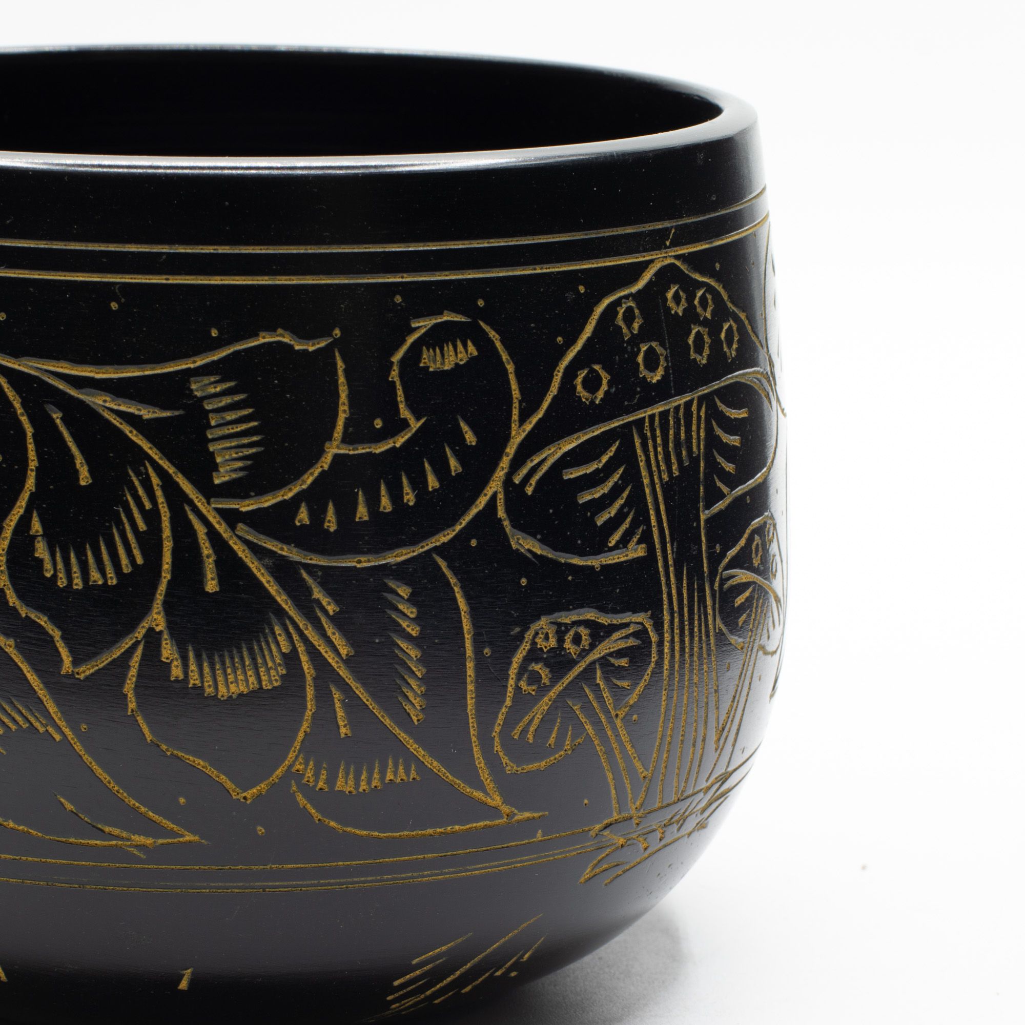 Cauldron Singing Bowl - Magic Mushroom - Yellow (15cm) - Image 5