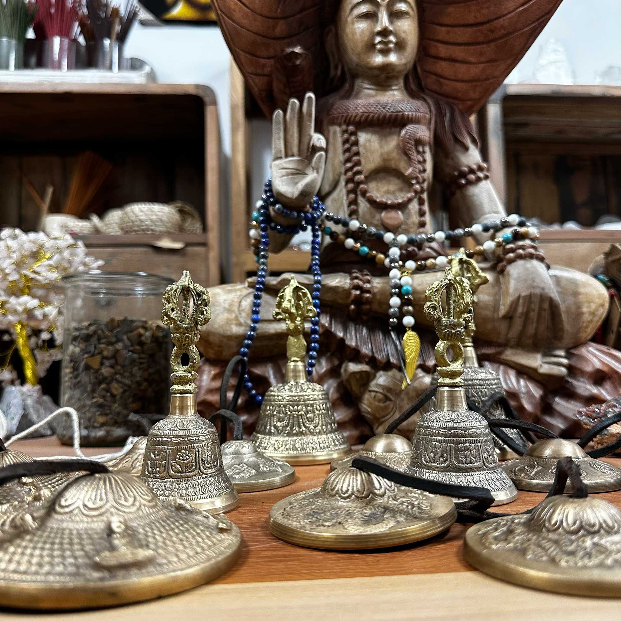 Large Tibetan Tingsha Bell - 7.5x13cm - Image 2