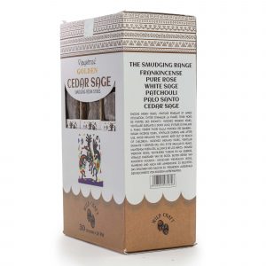 Golden Cedar Sage Smudging Resin Sticks – 30g
