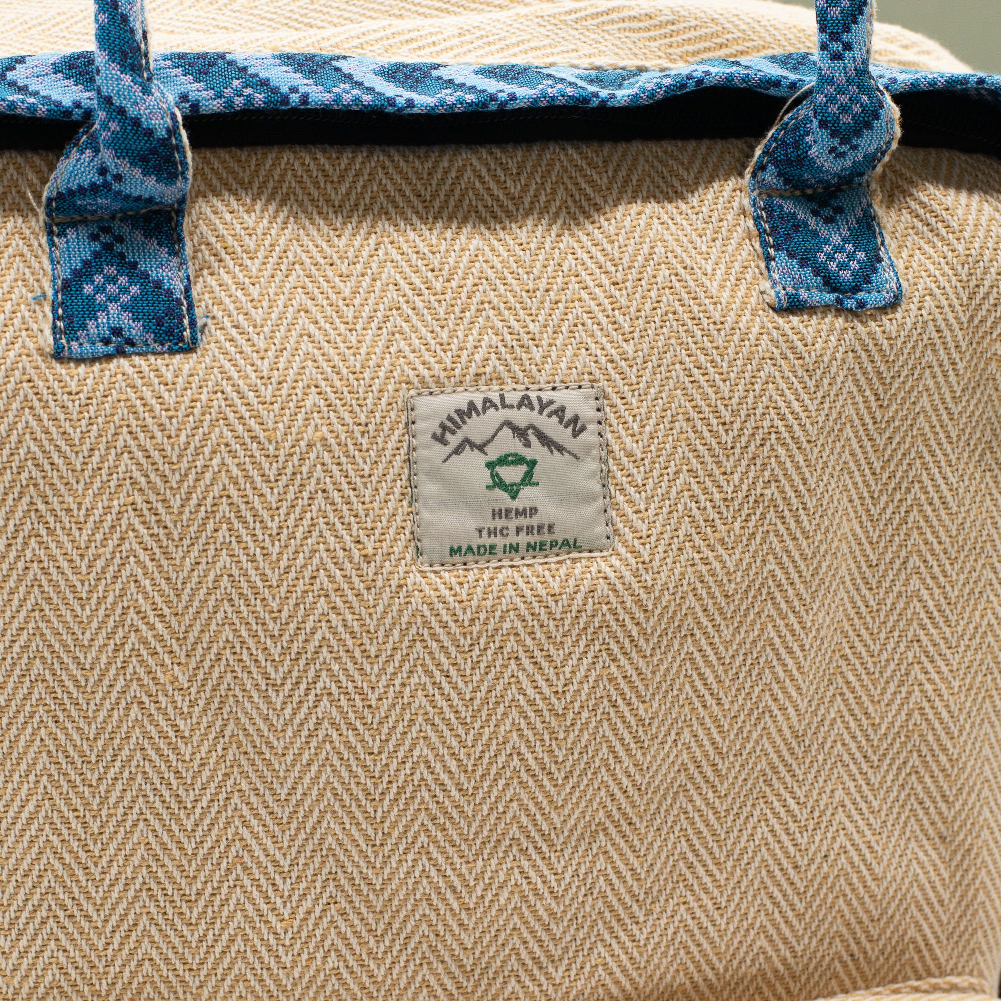 Large Kathmandu Backpack - Dhaka Design (39x28x13cm) - Image 10