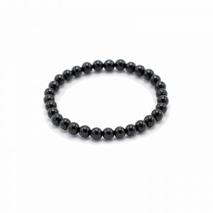 Gemstone Manifestation Bracelet - Black Agate - Protection