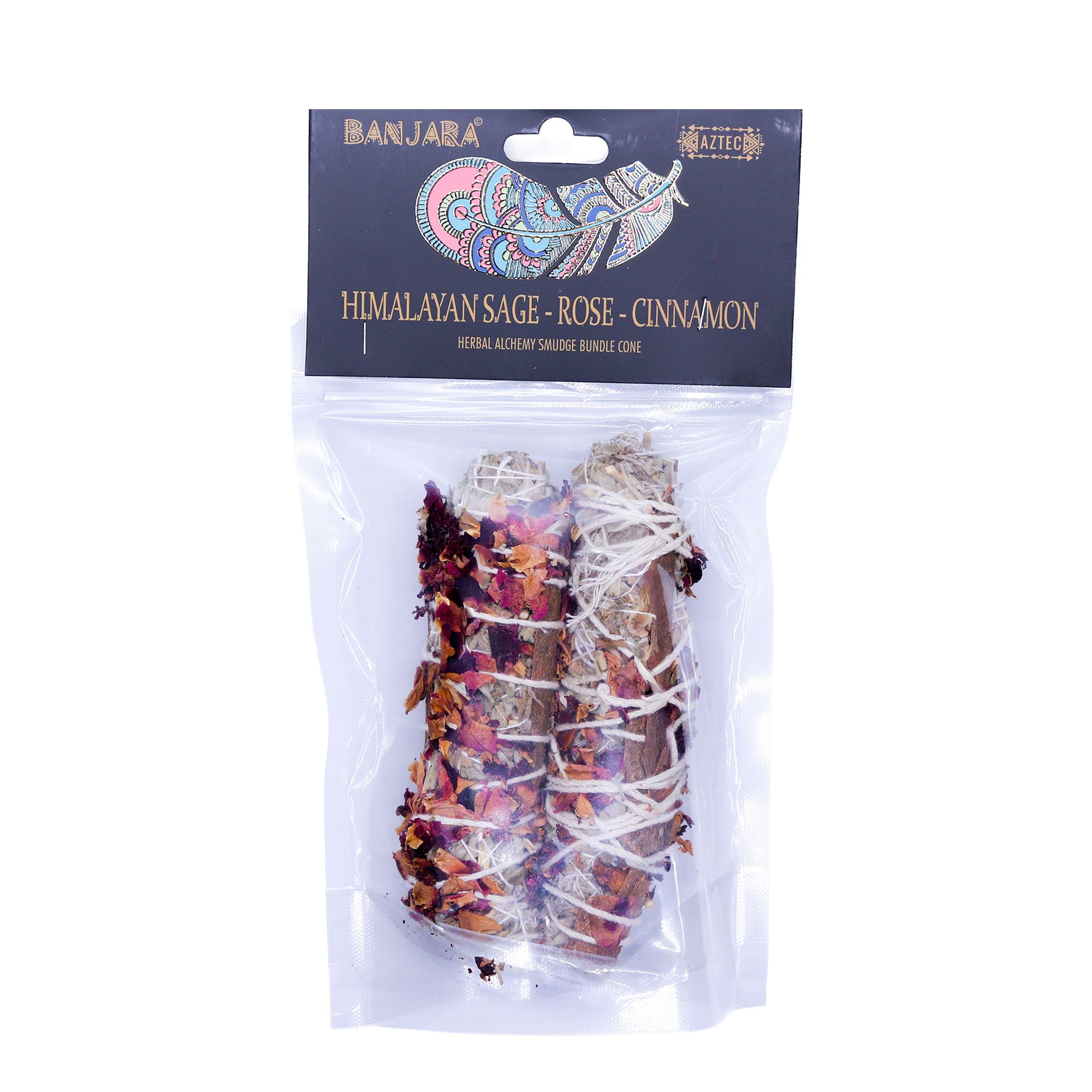 Banjara Smudge - Himalayan Sage, Rose, Cinnamon - Image 3