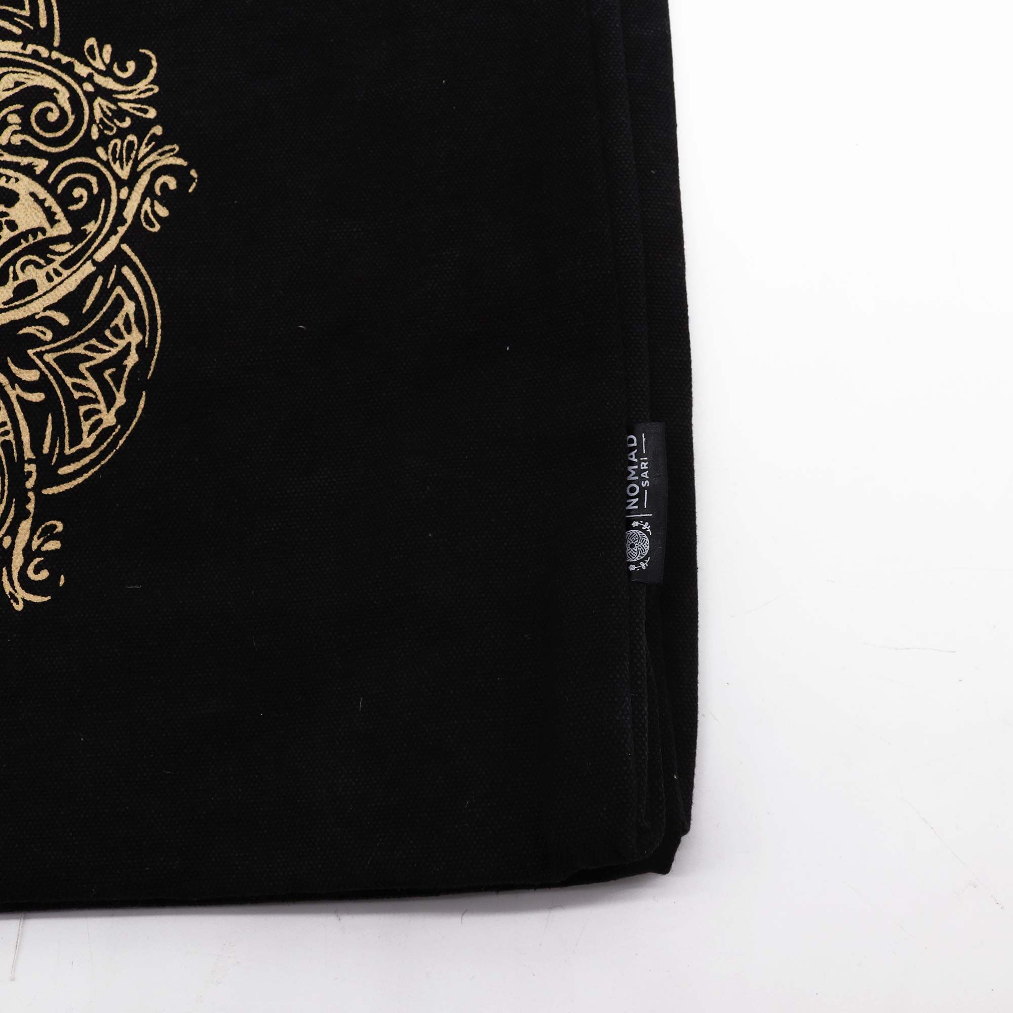 Oversized Tote Bag Chocolate Stonewash 14oz - Freedom Hamsa - Image 2