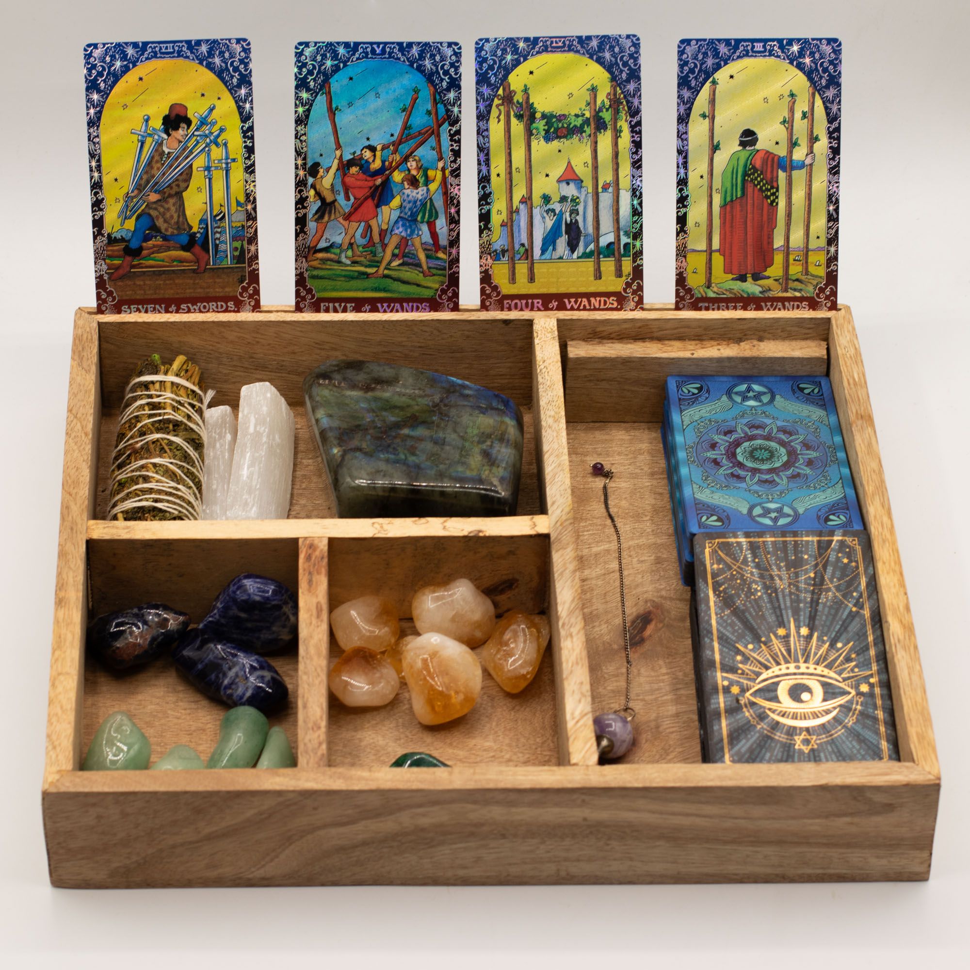 Four Section Tarot Box with Card Holder - Image 4