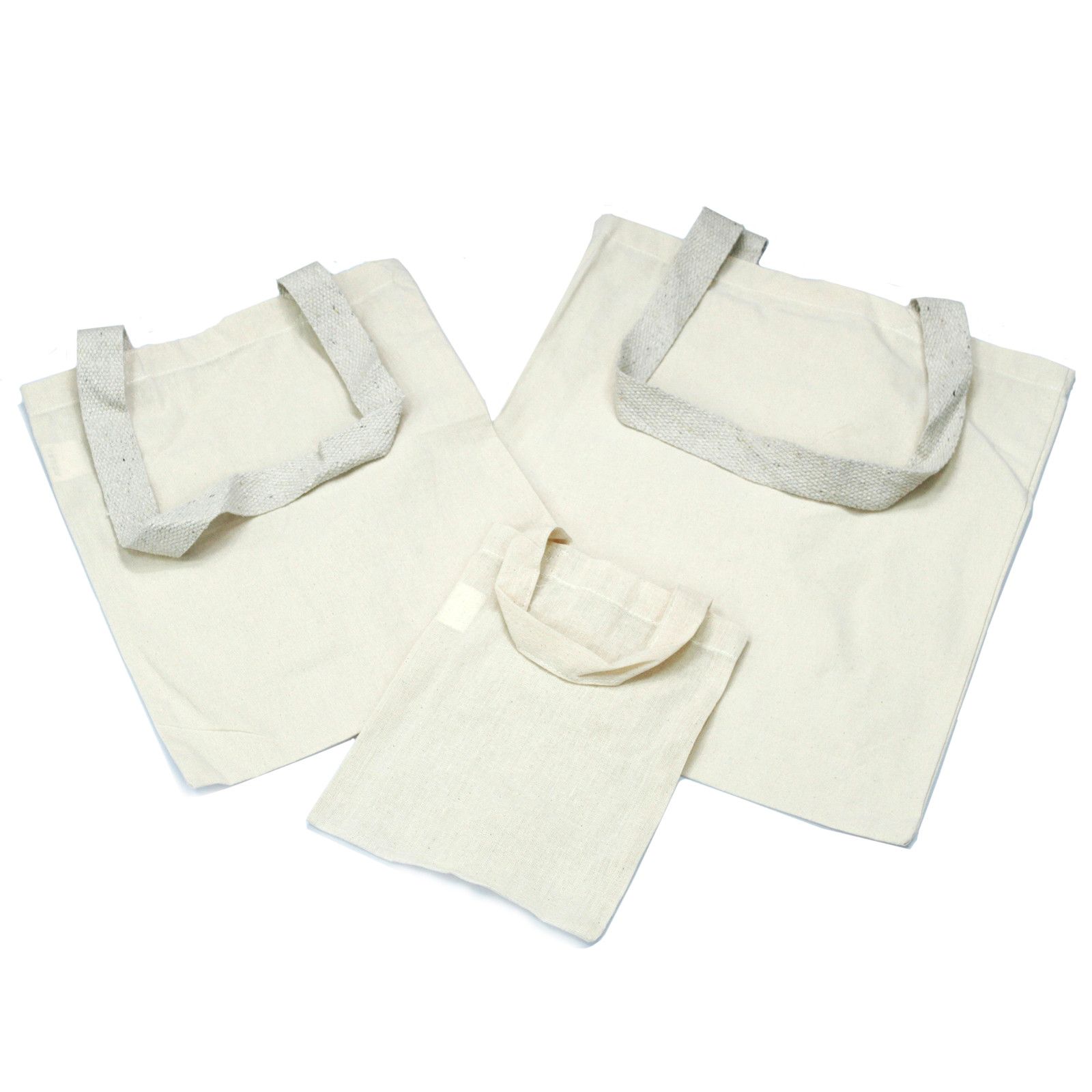 Med Natural 6oz Cotton Bag 35x30cm - Image 3