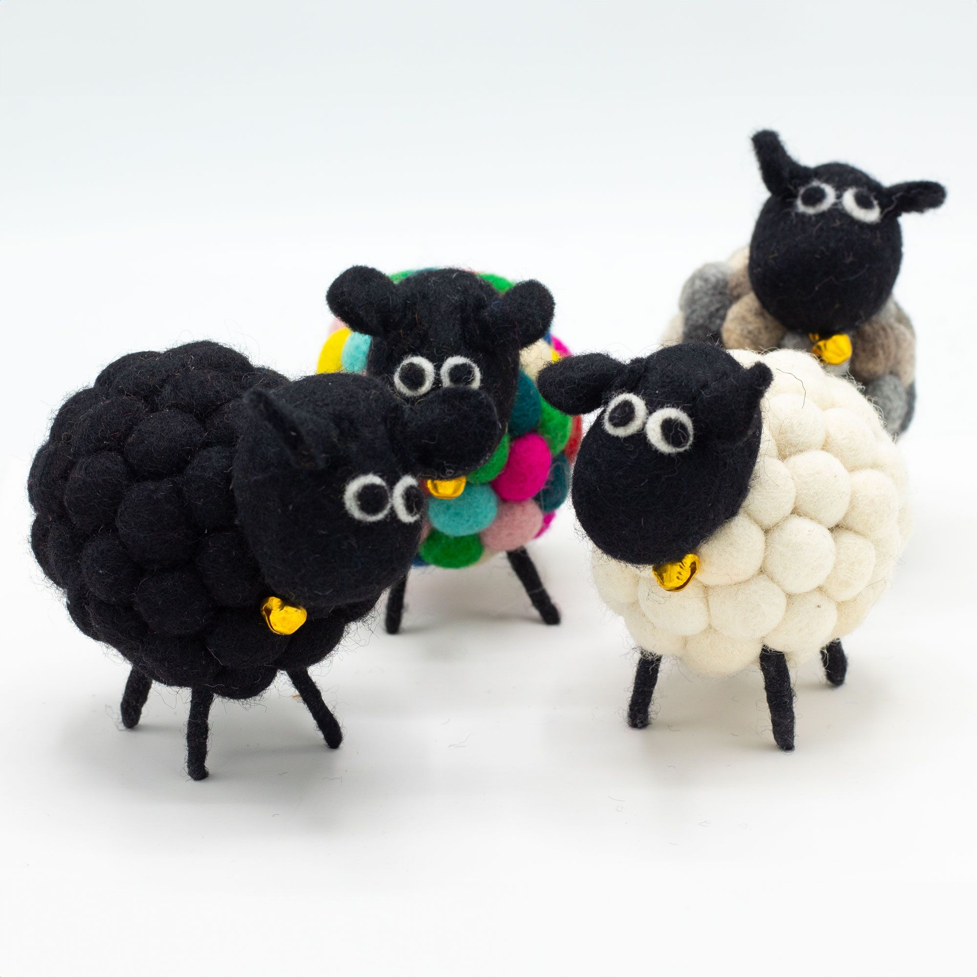Little Felt Sheep - Black - Image 2