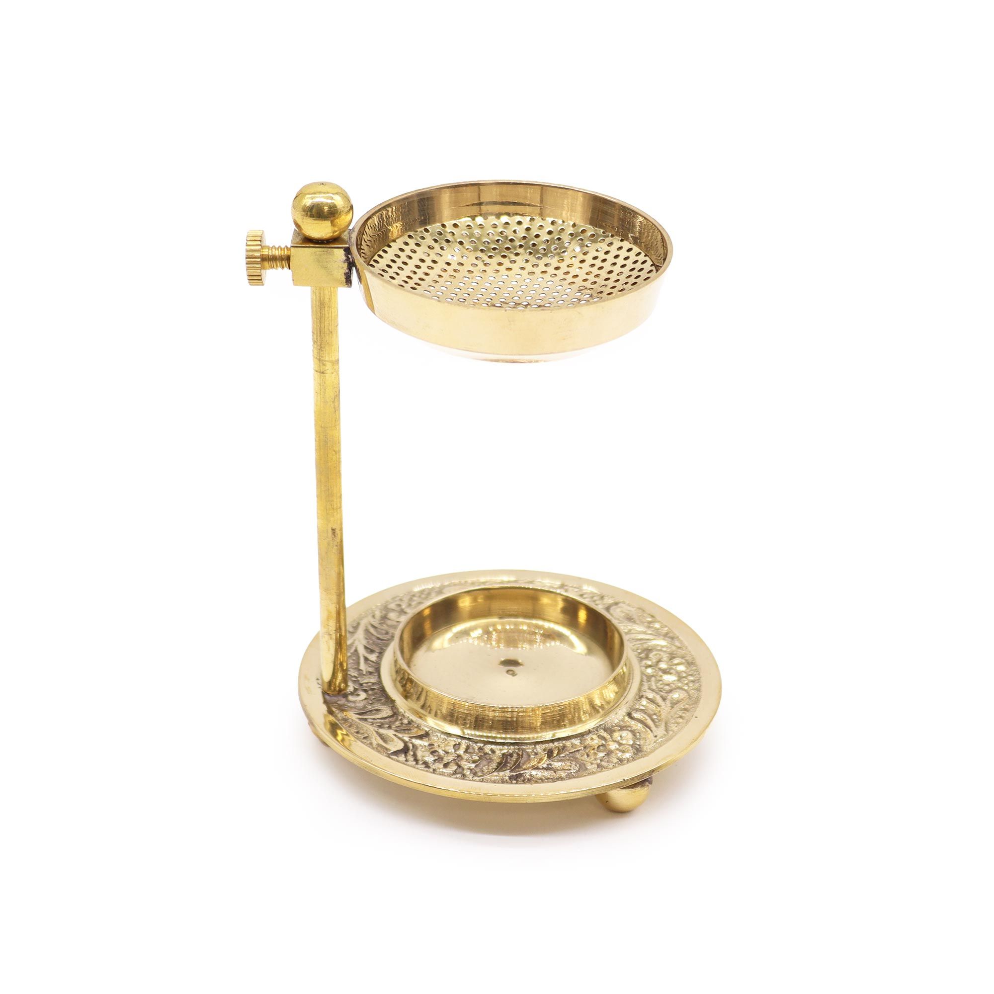 Brass Resin Incense Warmer - Adjustable - Image 4